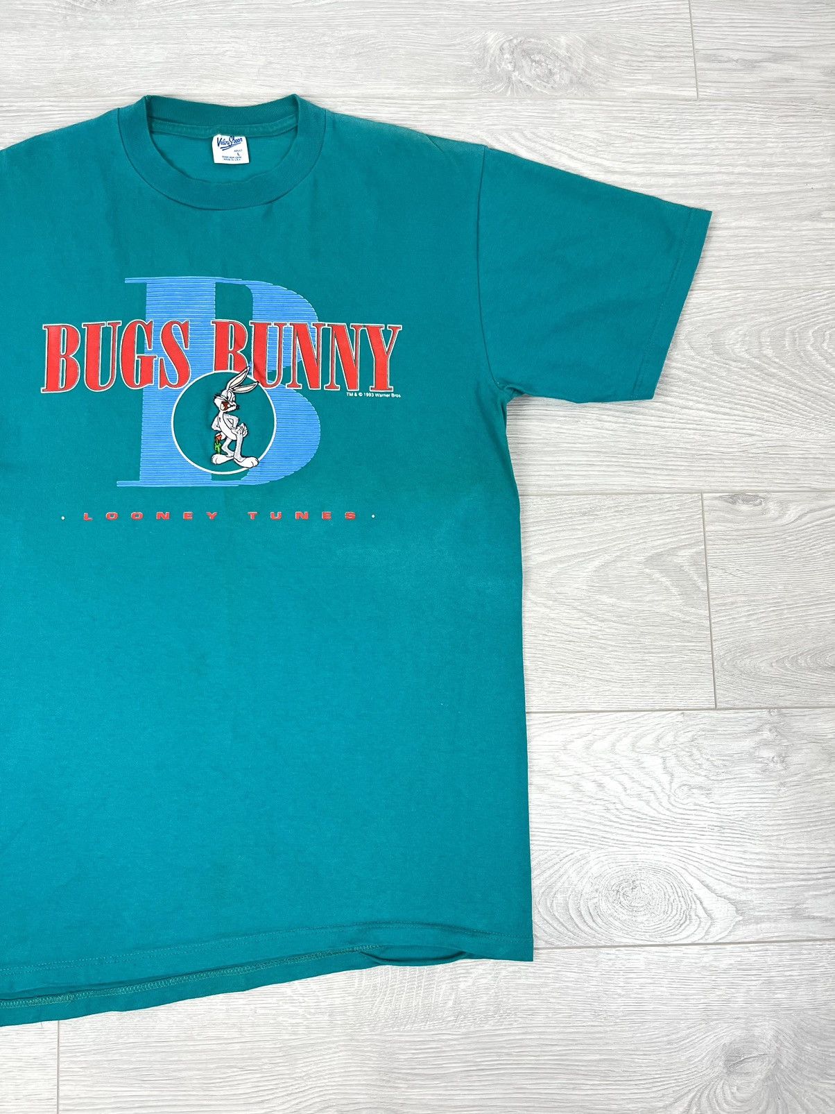 Cartoon Network × Vintage Looney Tunes “Bugs Bunny” Vintage 1993 T Shirt Size US M / EU 48-50 / 2 - 2 Thumbnail