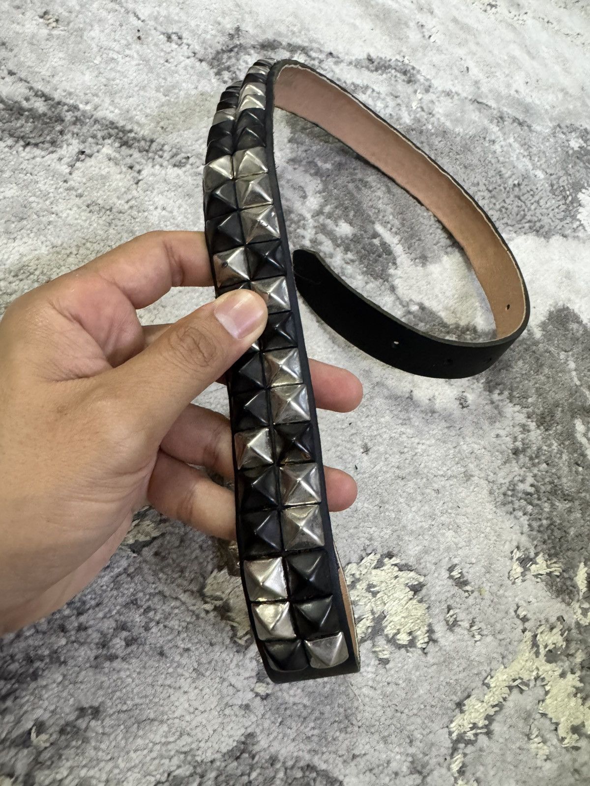foot the coacher WENDY'S X FOOT THE COACHER STUDDED LEATHER BELT Size 40 - 8 Thumbnail