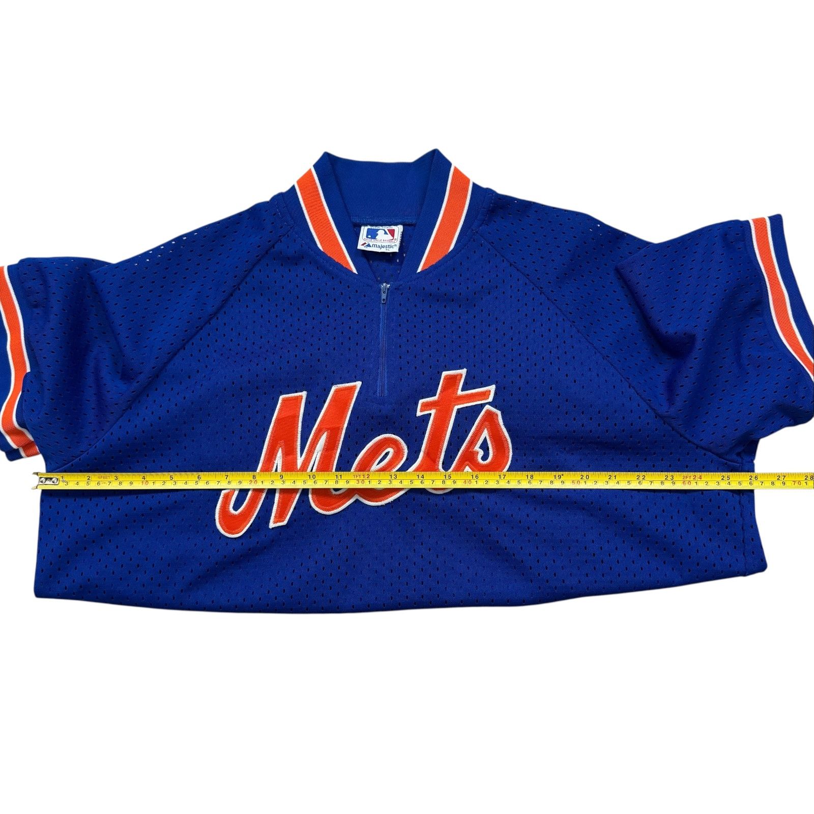 MLB VTG 80s 90s NEW YORK METS MAJESTIC BATTING PRACTICE JERSEY Size US XL / EU 56 / 4 - 9 Thumbnail
