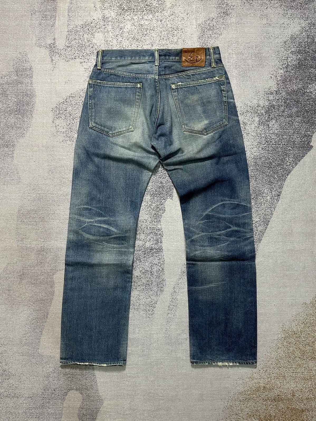 Sugar Cane Vintage Eternal Clawmark Faded Loose Baggy Jeans Size US 30 / EU 46 - 2 Thumbnail