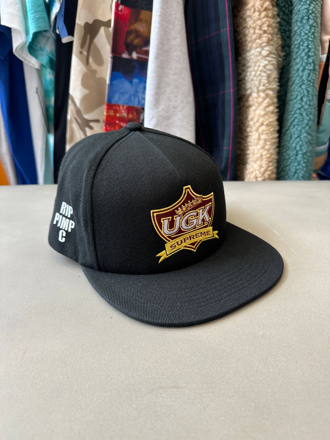 image of Supreme Ugk Rip Pimp C Hat Blackss24, Men's