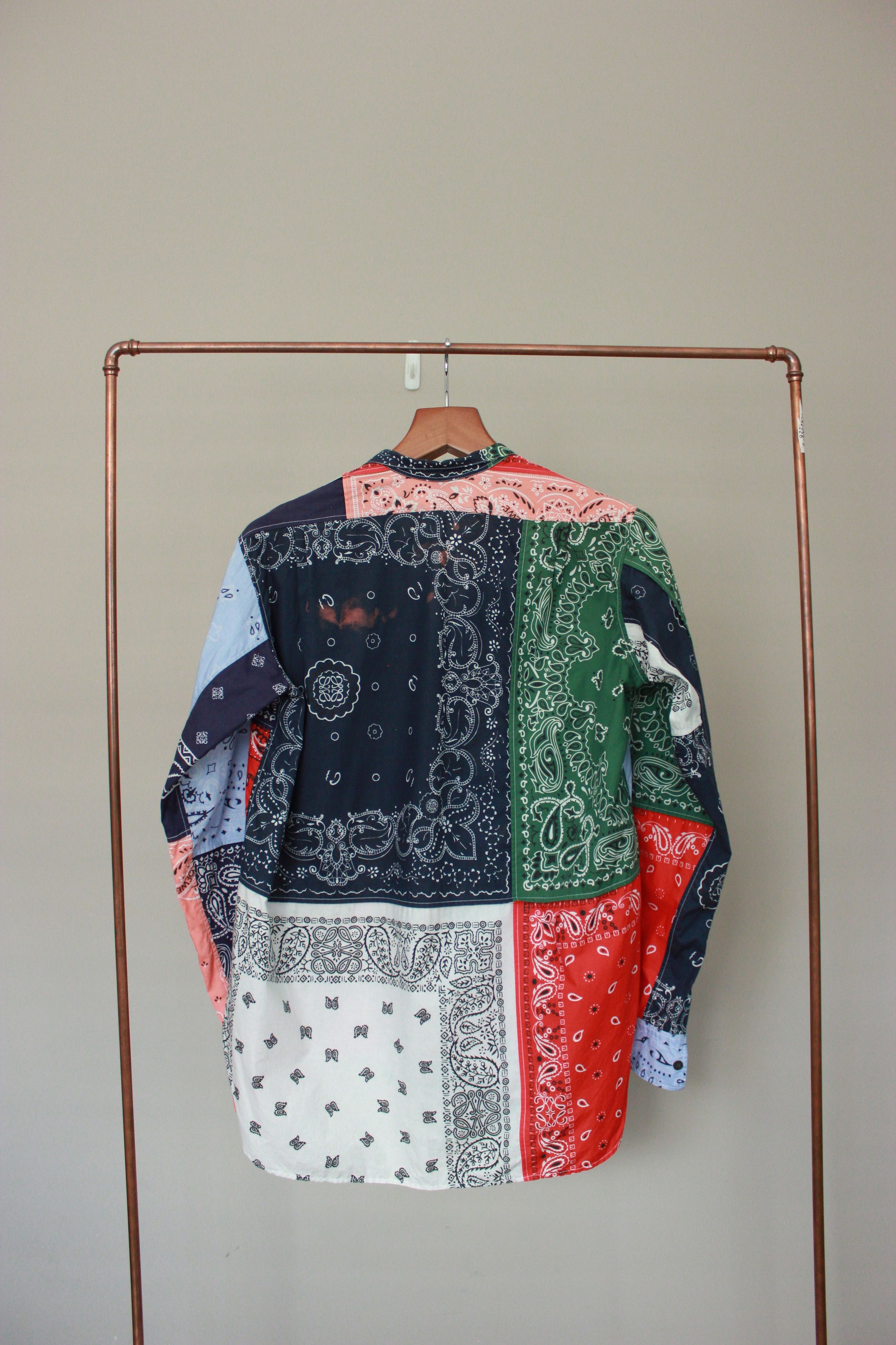 Loewe S/S19 Loewe Asymmetrical Bandana Long Sleeve Shirt Size US XS / EU 42 / 0 - 2 Thumbnail