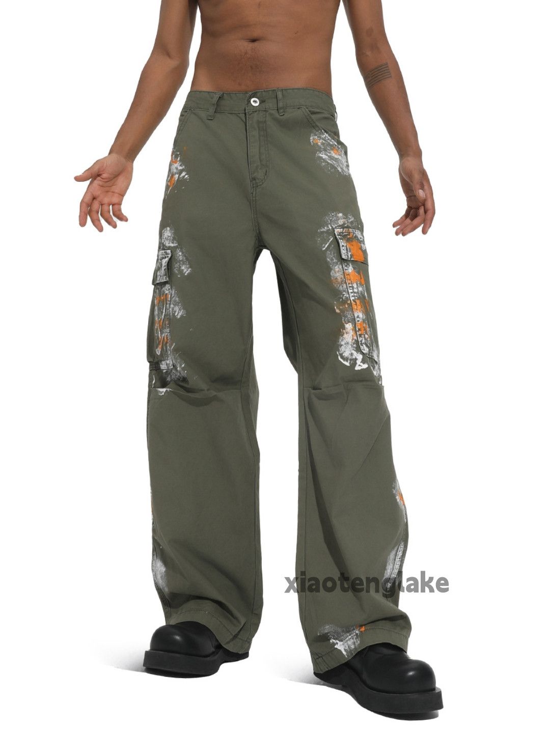 Vintage ltx military outdoor tactical loose baggy paint cargo pants Size US 32 / EU 48 - 1 Thumbnail