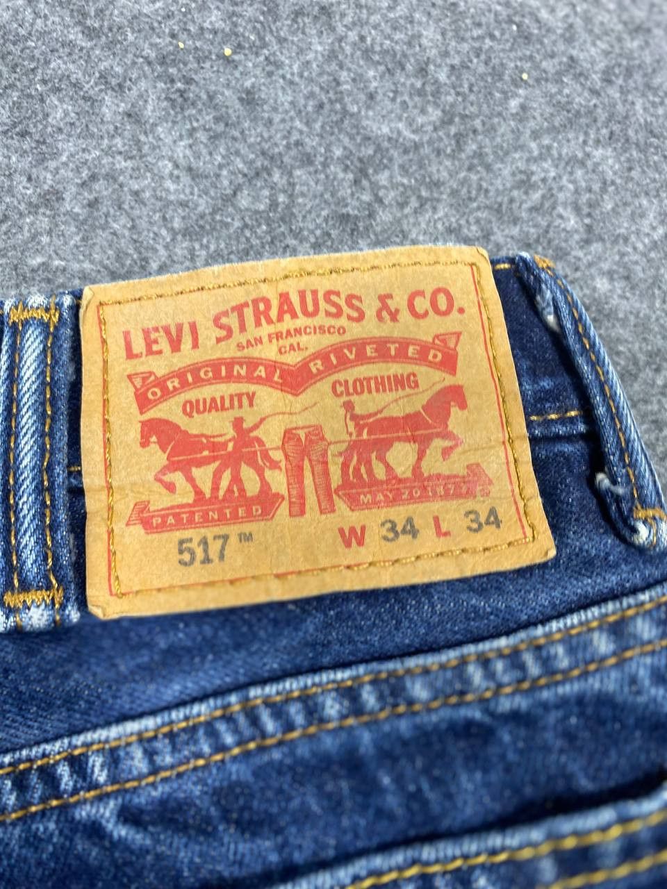 Levi's levis 517 bootcut flare slightly distressed denim Size US 34 / EU 50 - 5 Thumbnail