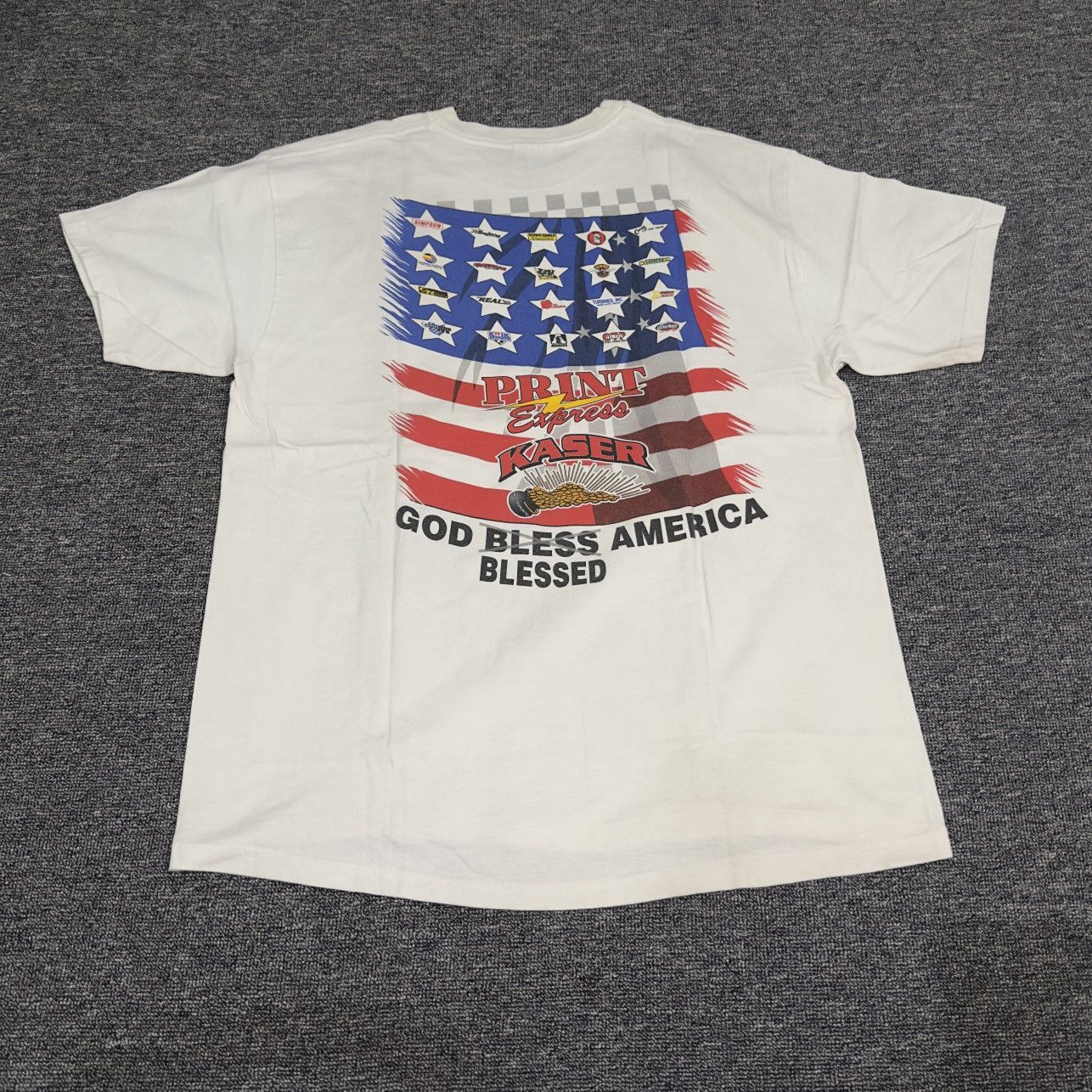 NASCAR × Vintage Jack Hewitt "SIGNED" God Blessed America Size US L / EU 52-54 / 3 - 2 Thumbnail