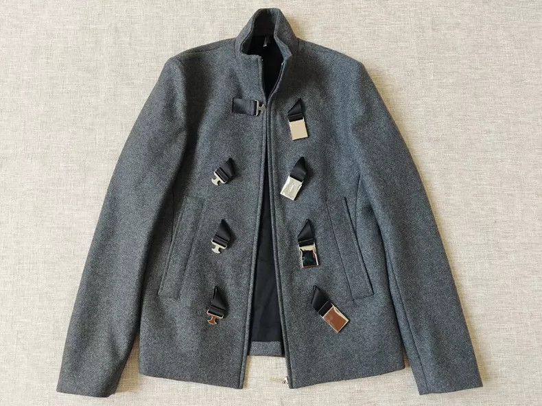 Dior Dior Men's wool buckle coat 2501-Nextarrow Size US S / EU 44-46 / 1 - 1 Thumbnail