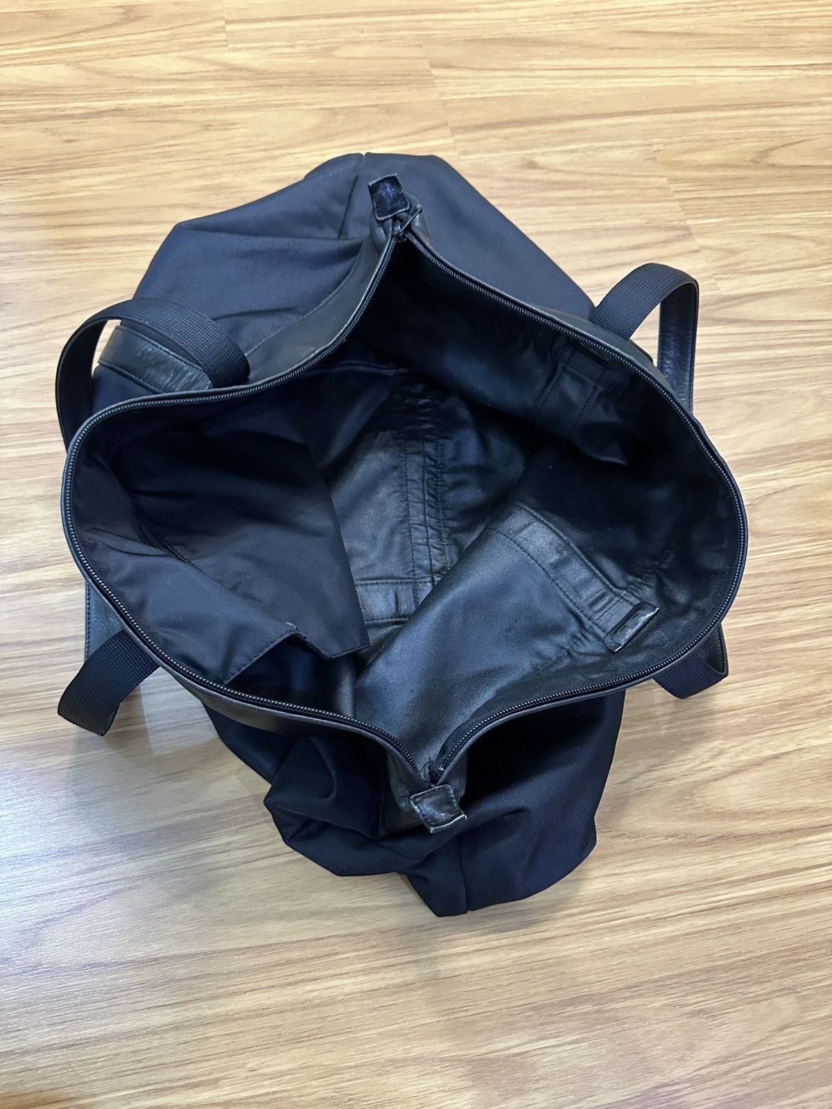 Issey Miyake Issey Miyake IM Studio Leather & Nylon Travel Bag (Big Size) Size ONE SIZE - 6 Thumbnail