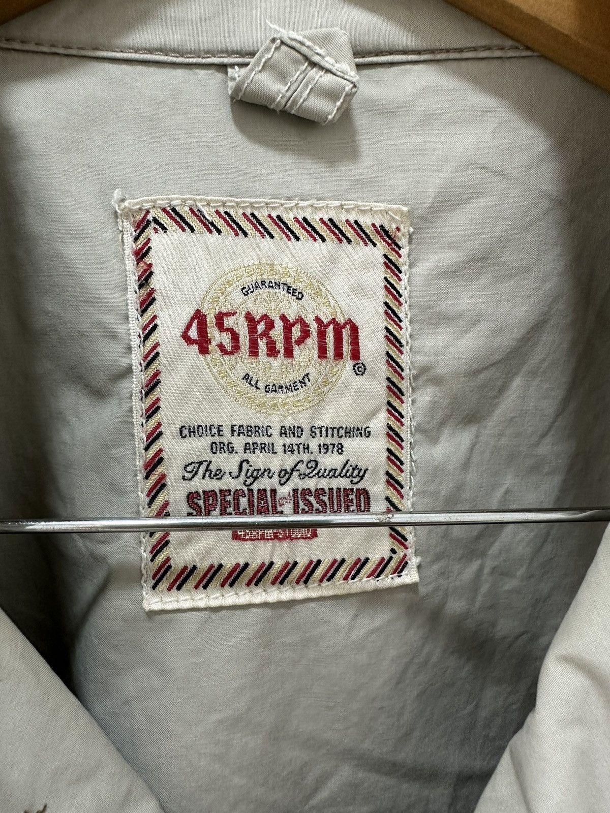 45rpm 45Rpm Jacket Japanese Branded Design 3 Pocket Design Size US L / EU 52-54 / 3 - 3 Thumbnail