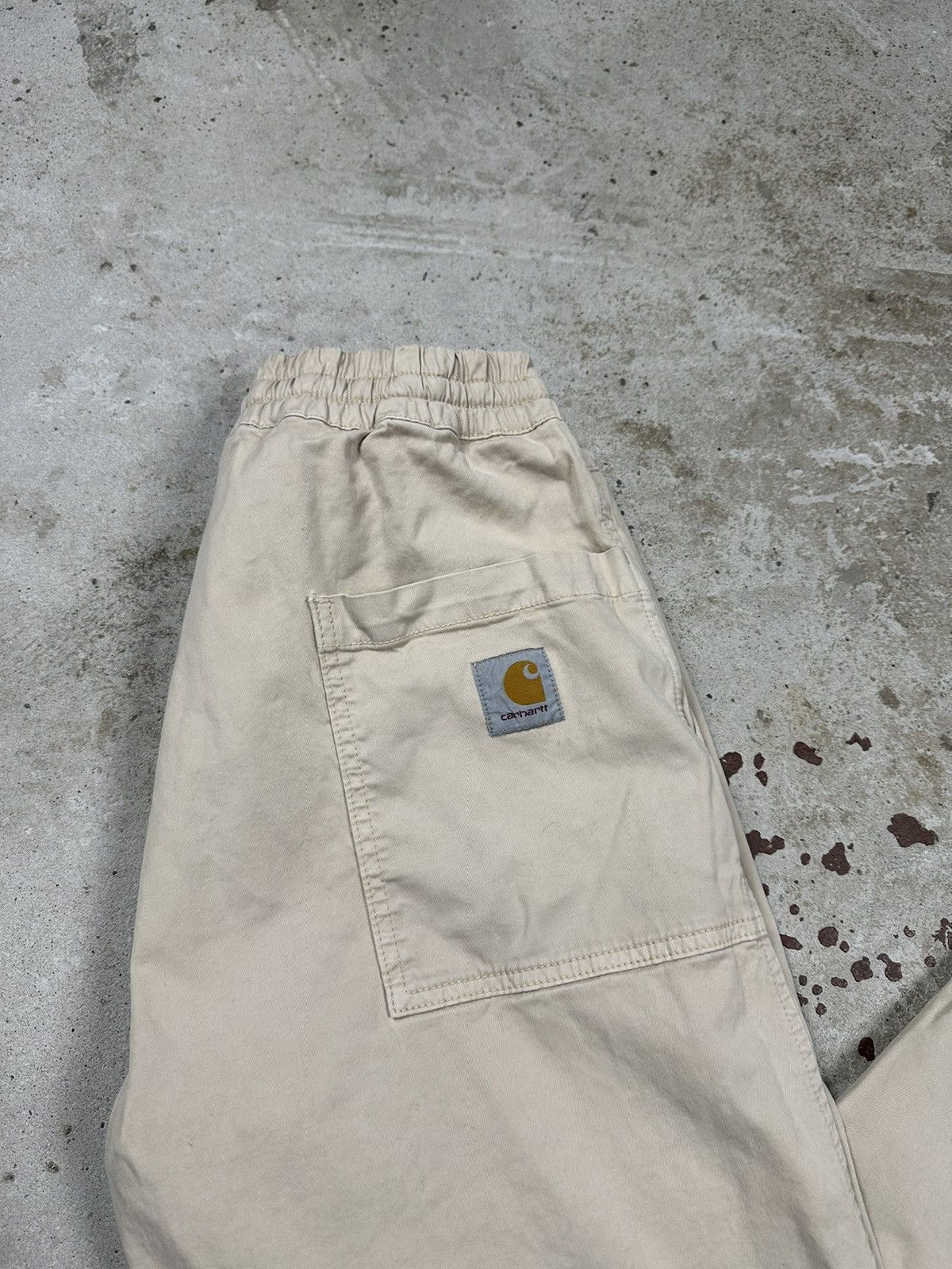 Carhartt Carhartt Beige Lawton Pant Dirty Pants Size US 33 - 4 Thumbnail