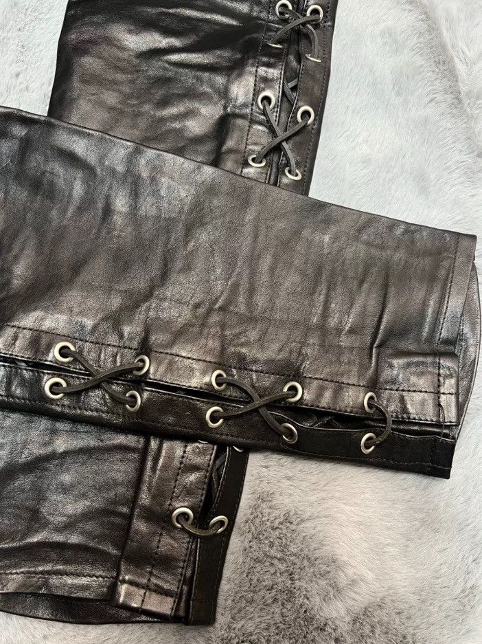 Saint Laurent Paris × Yves Saint Laurent Saint Laurent SLP genuine 14 leather pants2412-Nextarrow Size US 28 / EU 44 - 4 Thumbnail