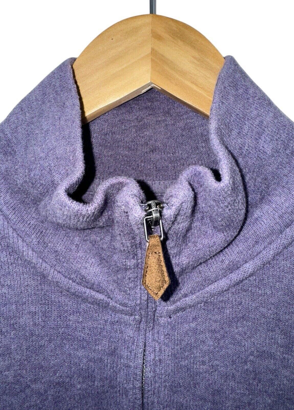 Polo Ralph Lauren Vintage Polo Ralph Lauren Purple Pony 1/4 Zip Sweater XL Size US XL / EU 56 / 4 - 4 Thumbnail