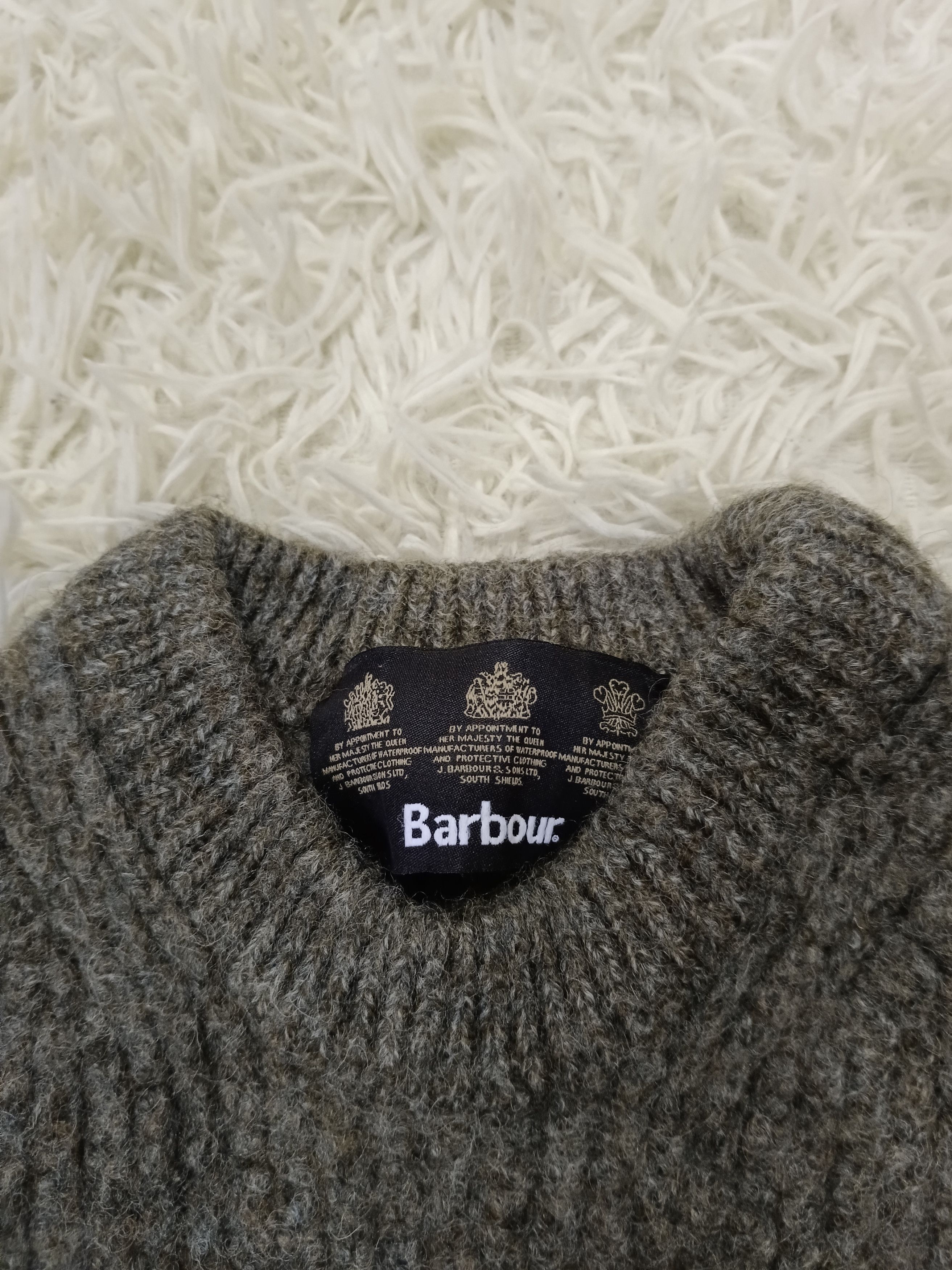 Barbour BARBOUR PURE WOOL CREW NECK SWEATER Size M / US 6-8 / IT 42-44 - 8 Thumbnail
