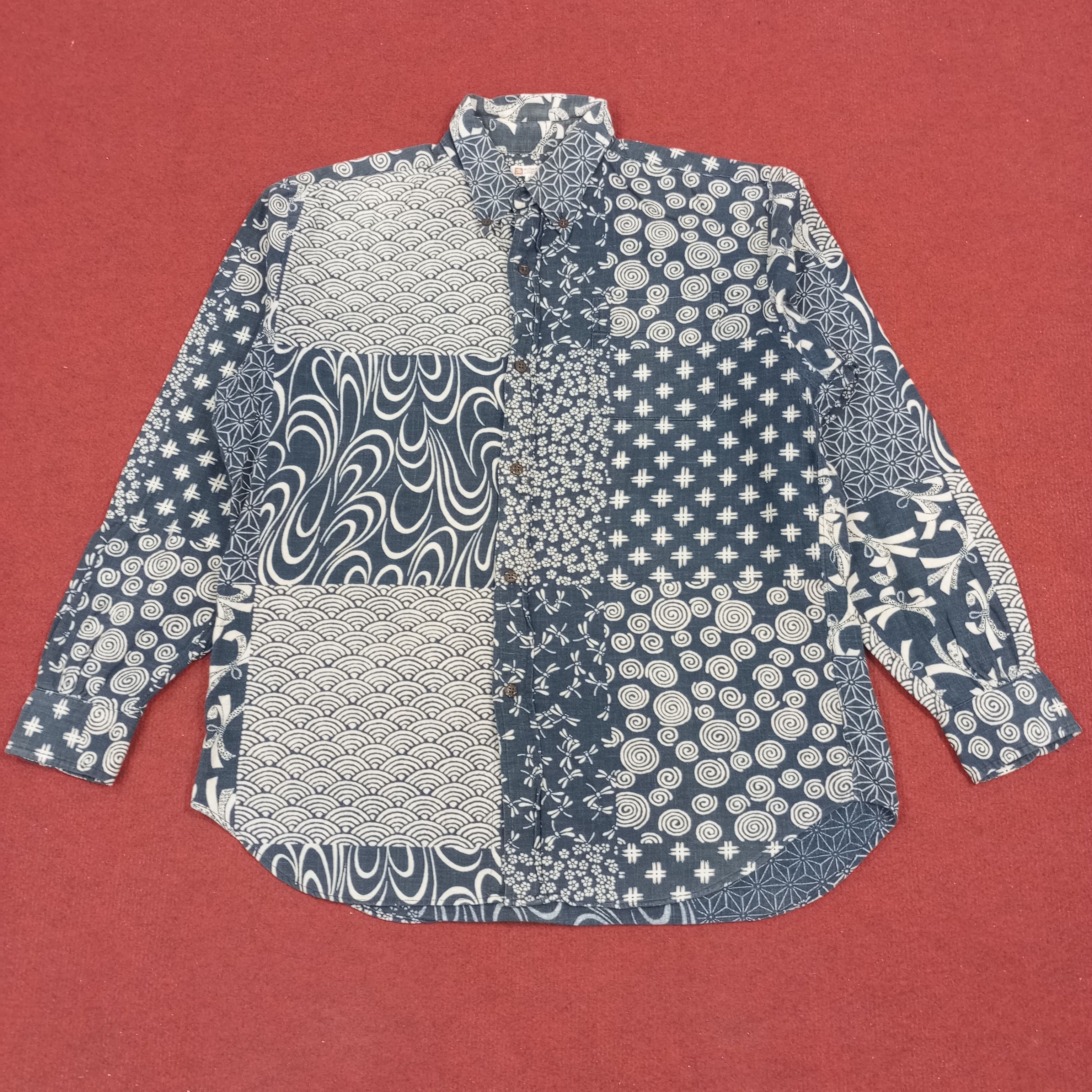 Japanese Brand × Sugar Cane × Vintage Sugar Cane Fashion Style Design Japanese Brand Shirt Size US L / EU 52-54 / 3 - 1 Thumbnail