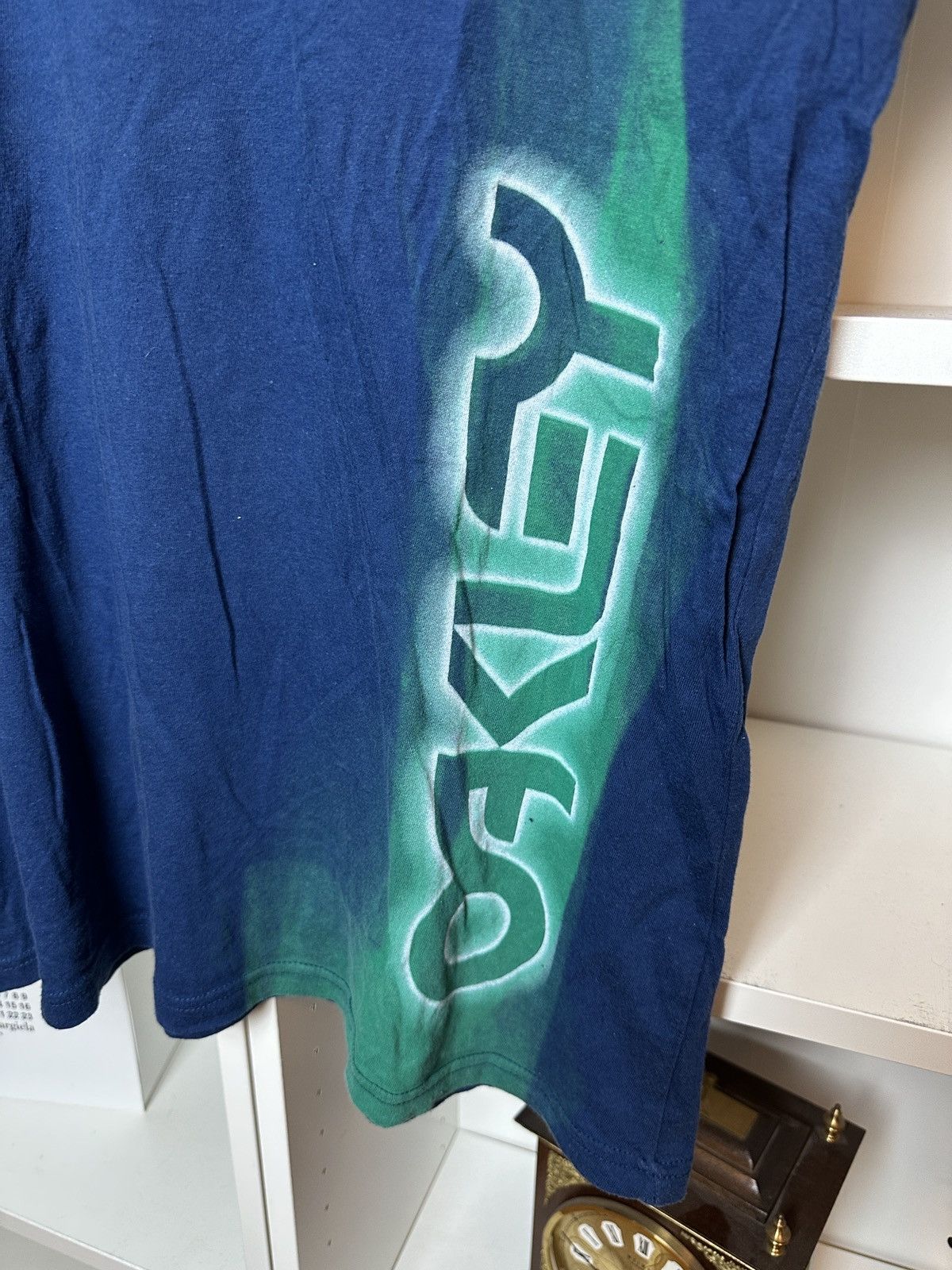 Oakley Vintage 00s Oakley t-shirt Size US XL / EU 56 / 4 - 4 Thumbnail