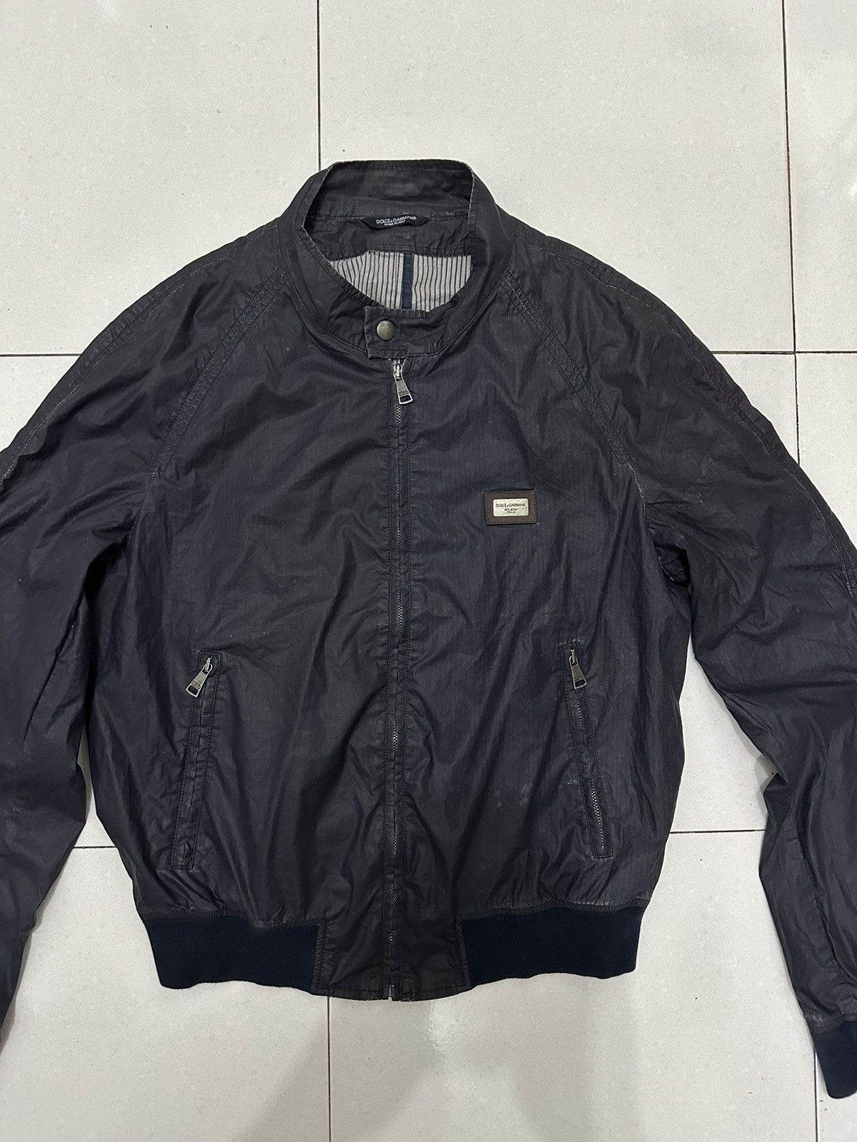 Dolce & Gabbana VTG Distress Dolce & Gabbana Logo Plaque Jacket Size US M / EU 48-50 / 2 - 3 Thumbnail