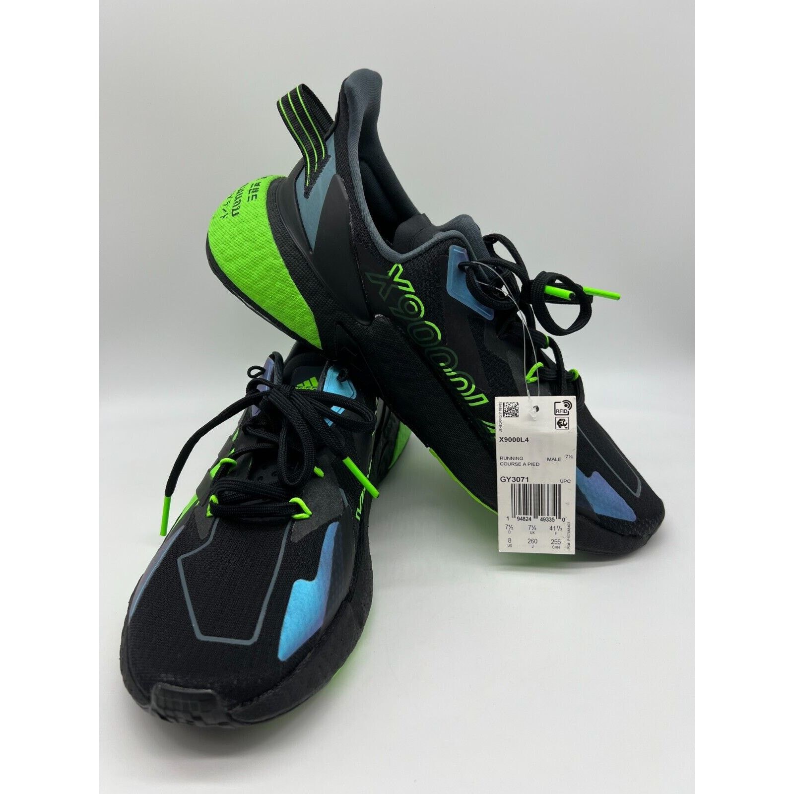 Adidas adidas X9000L4 Heat.RDY Black Running Shoes Men Size 8 Size US 8 / EU 41 - 5 Thumbnail