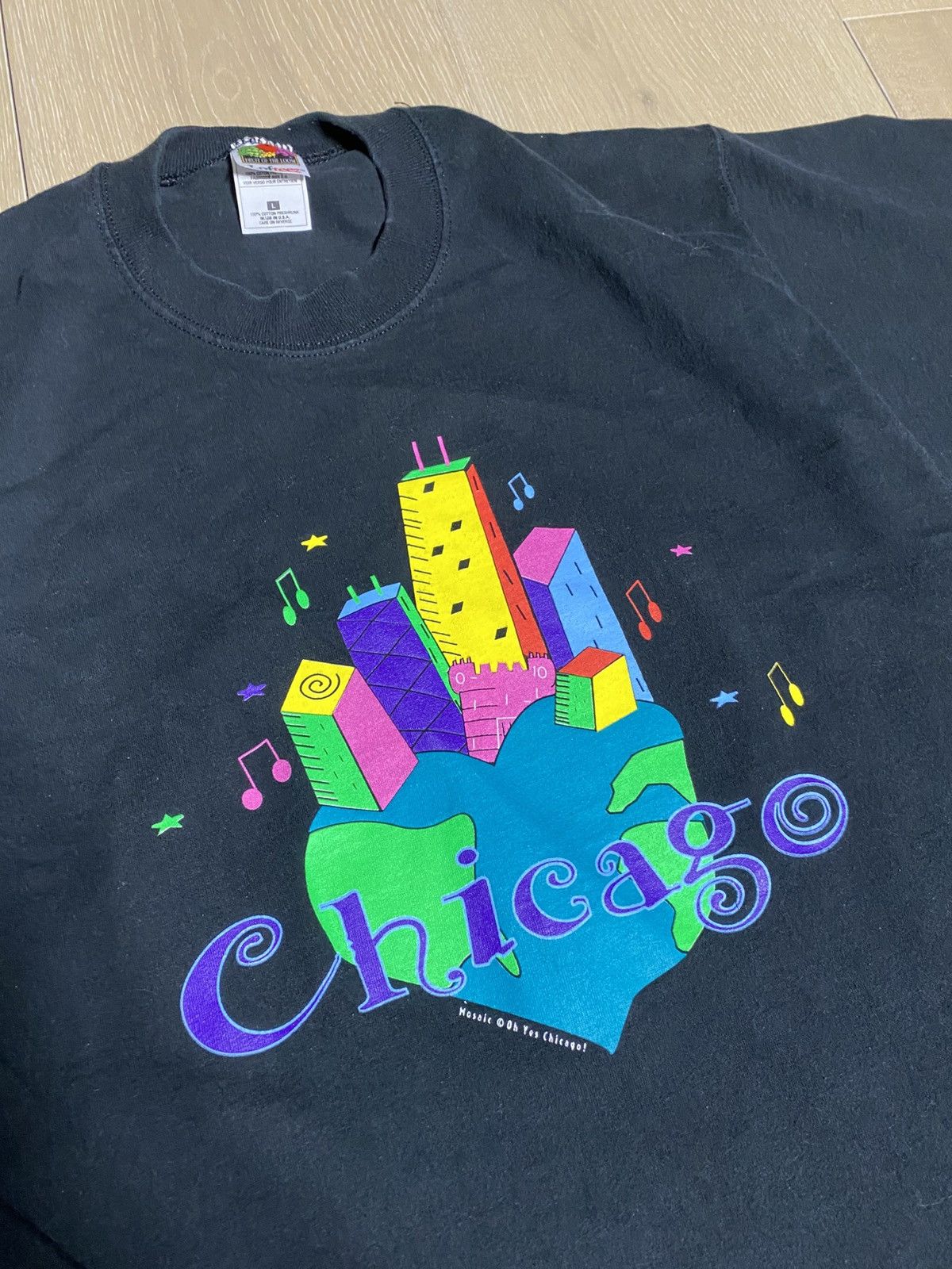 Vintage Chicago Mosaic Tee Size US L / EU 52-54 / 3 - 6 Thumbnail