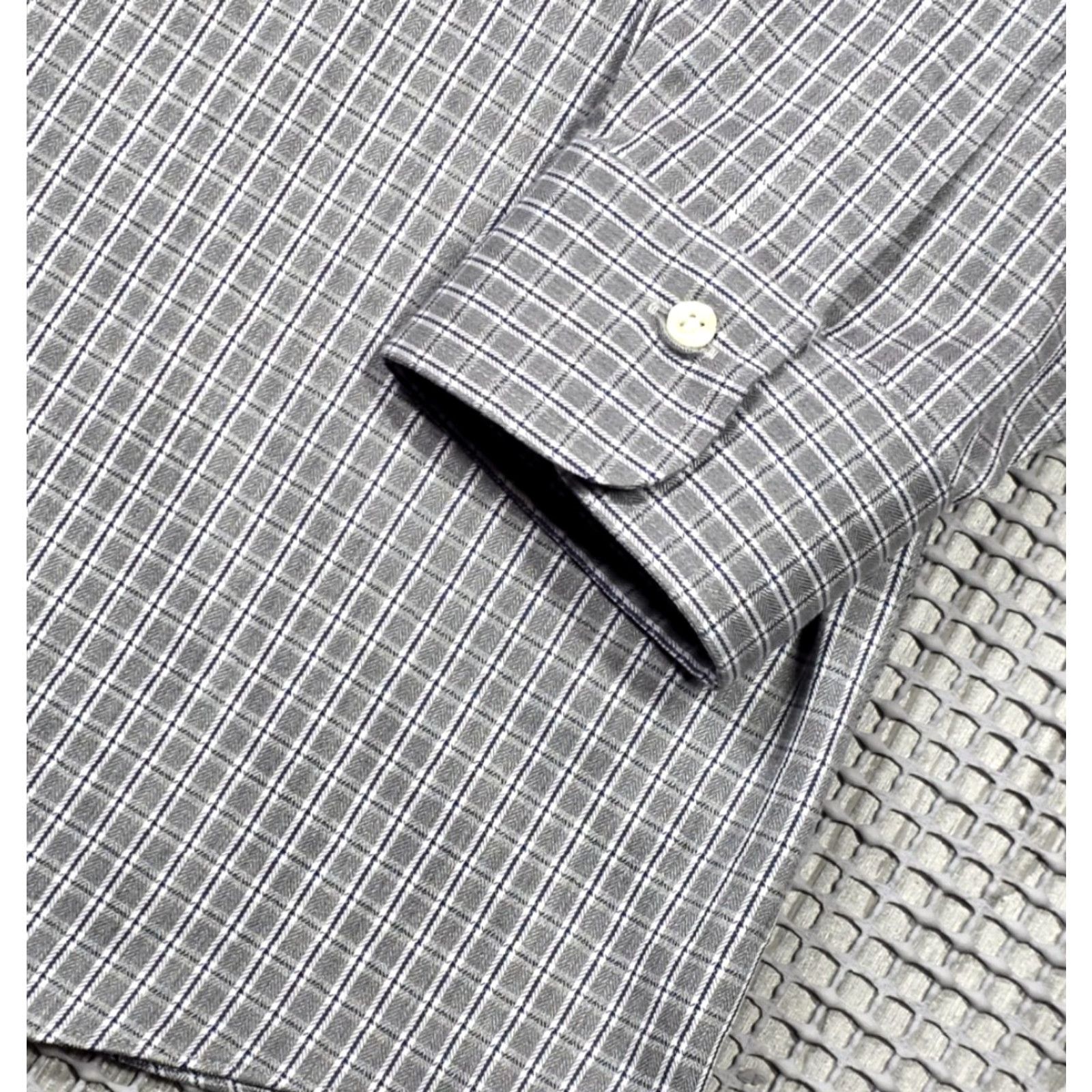 Brooks Brothers Brooks Brothers Button-Up Oxford Shirt Sz 16.5-32 Regent Gray Plaid Long Sleeve Mens Regular Slim Blue/Gray Oxford 1818 OCBD Modern Office Size US M / EU 48-50 / 2 - 4 Thumbnail