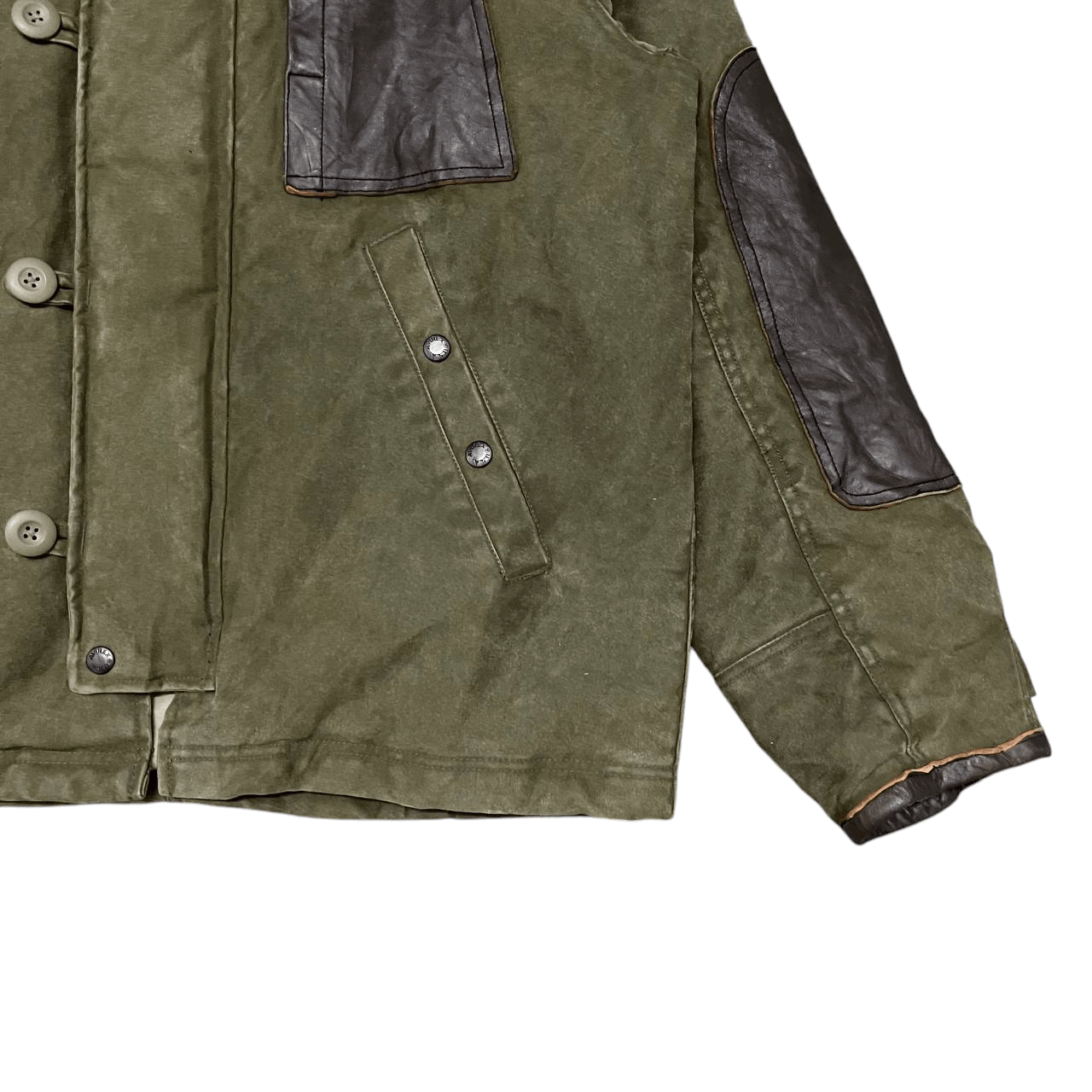 Avirex Vintage Avirex Moleskin Leather Part Deck Style Jacket Size US M / EU 48-50 / 2 - 4 Thumbnail