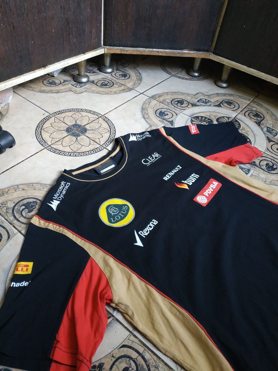 Formula 1 Vintage Lotus F1 Team 2014 Racing T-Shirt Blokecore Tee Size US XL / EU 56 / 4 - 10 Thumbnail