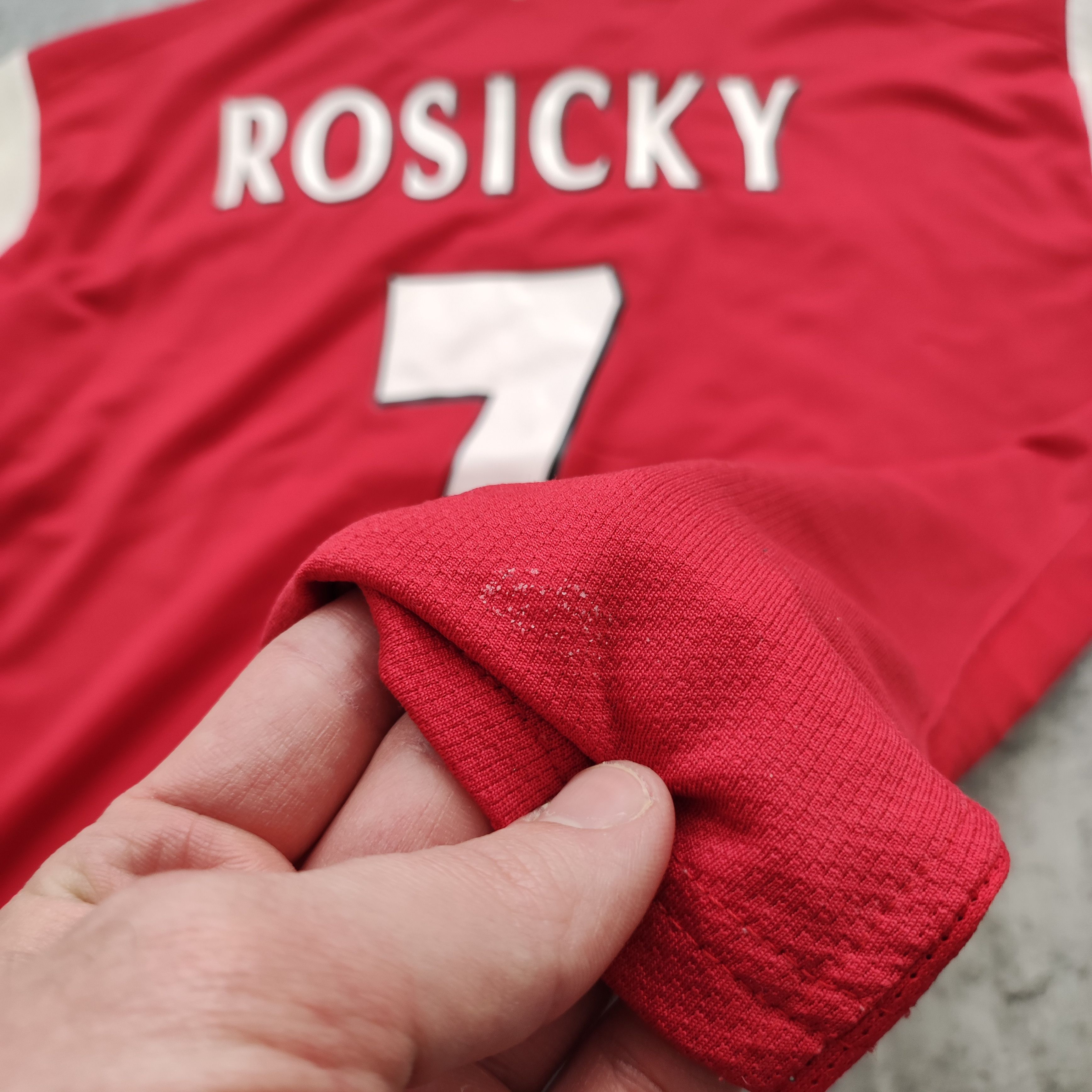 Nike × Vintage Vintage RARE Nike #7 Thomas Rosicky 2006 Home Jersey Size US XL / EU 56 / 4 - 13 Thumbnail