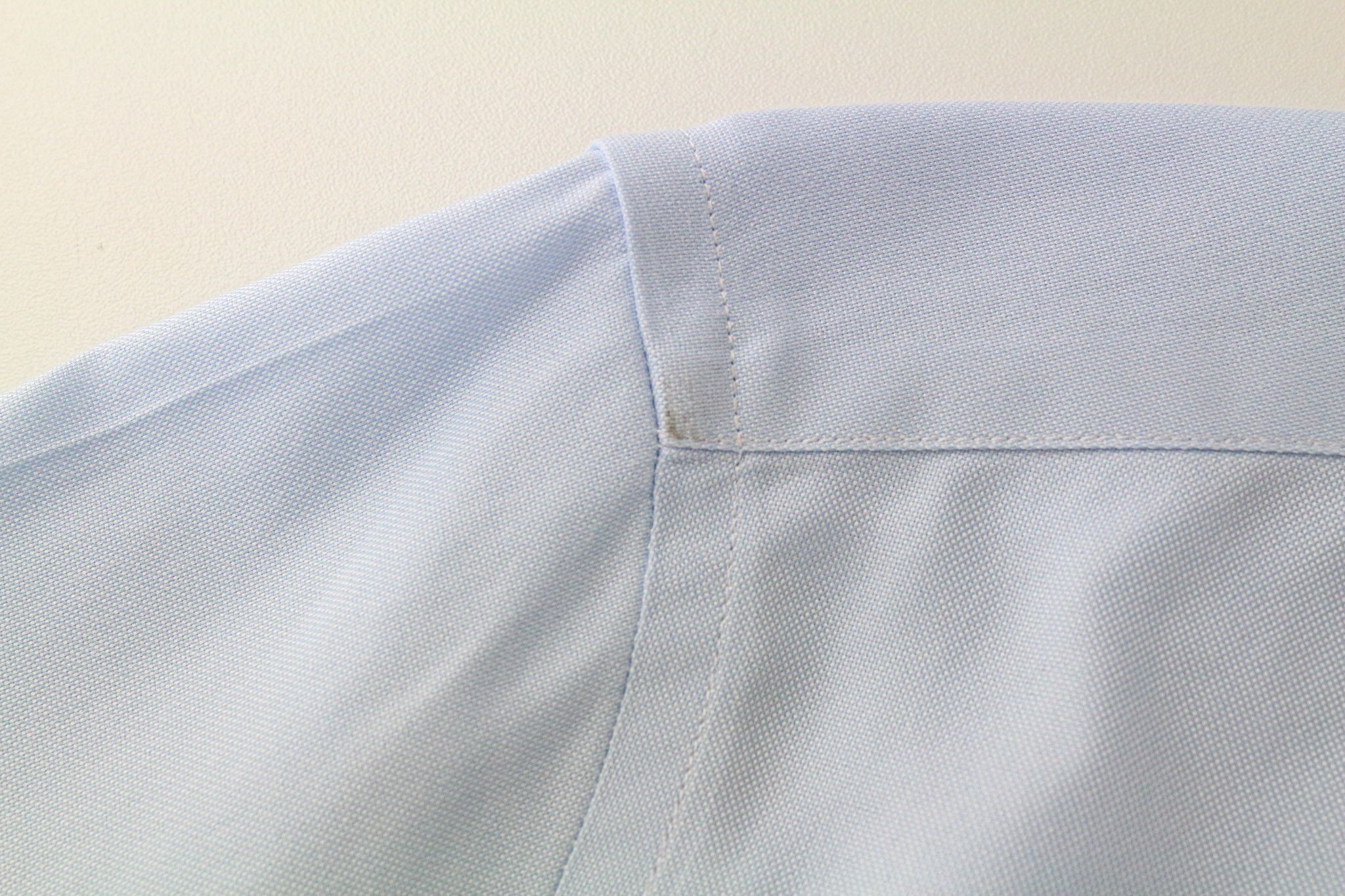 Suitsupply 38L/15L Slim Blue Cotton Long Sleeve Shirt 78907 Size 38L - 8 Thumbnail