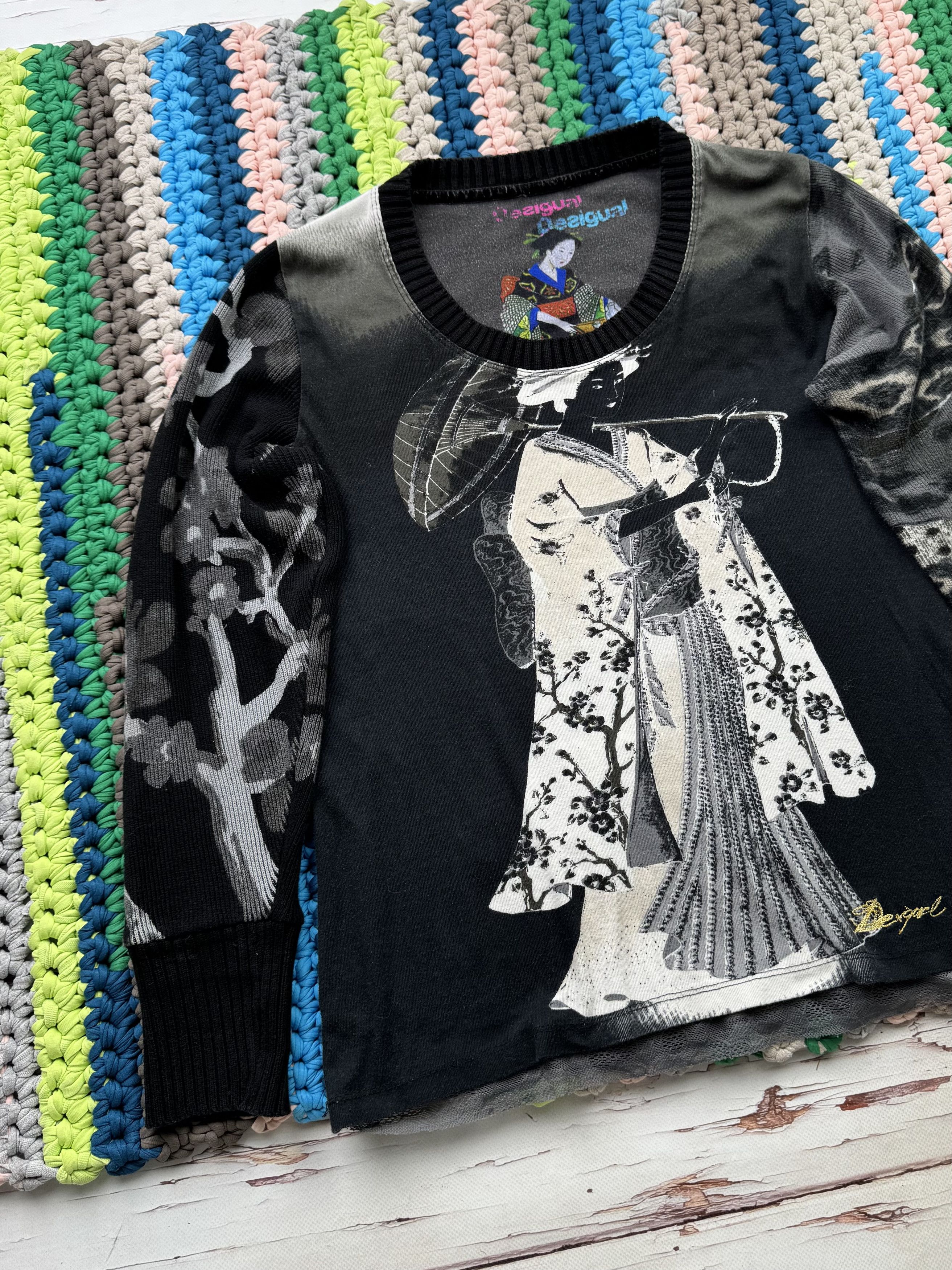 Desigual Desigual Vintage Sweater (V174)(D10) Size M / US 6-8 / IT 42-44 - 2 Thumbnail