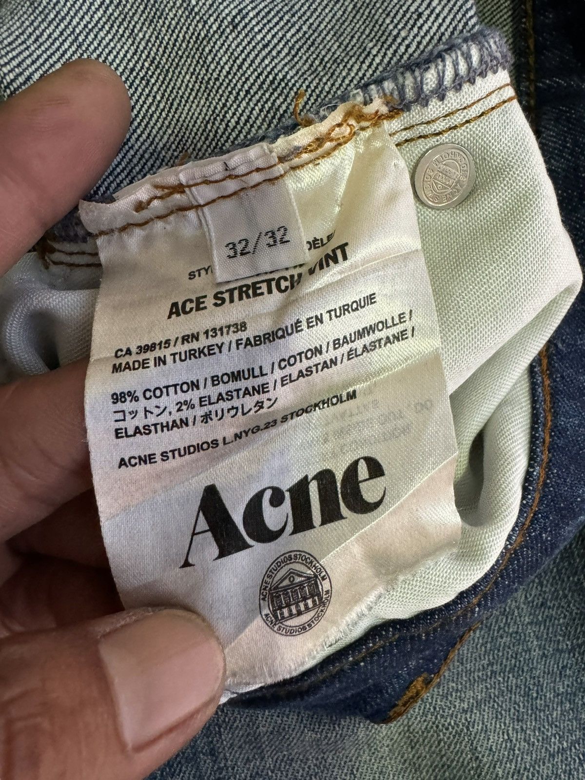Acne Studios × Designer Vintage Designer Acne Studio Denim Jeans Size US 30 / EU 46 - 10 Thumbnail