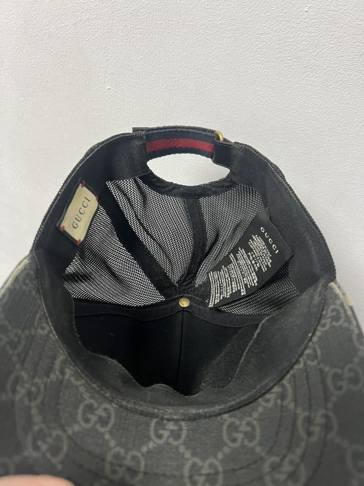 Gucci Gucci Monogram Cap Hat Skake Print Luxury Drill Size ONE SIZE - 13 Thumbnail
