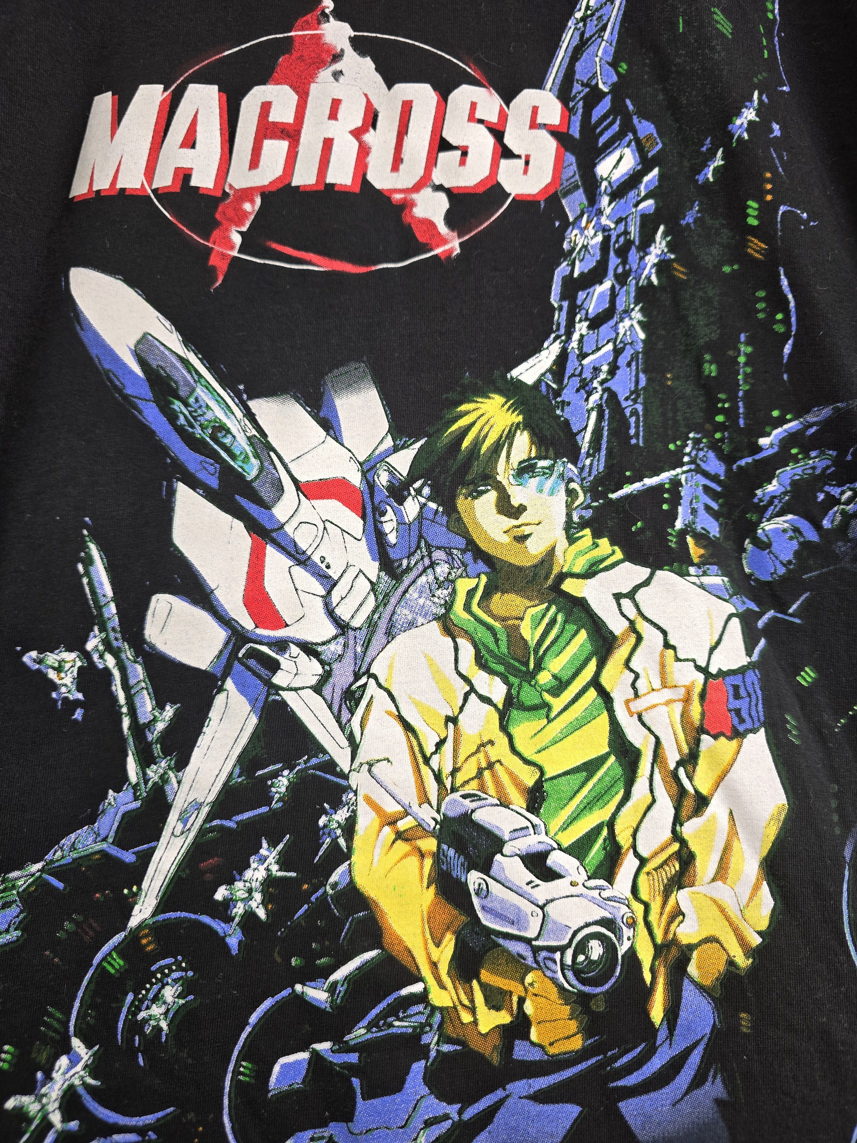Anime × Vintage 90s Macross Anime tee M 20" 28" Size US M / EU 48-50 / 2 - 4 Thumbnail