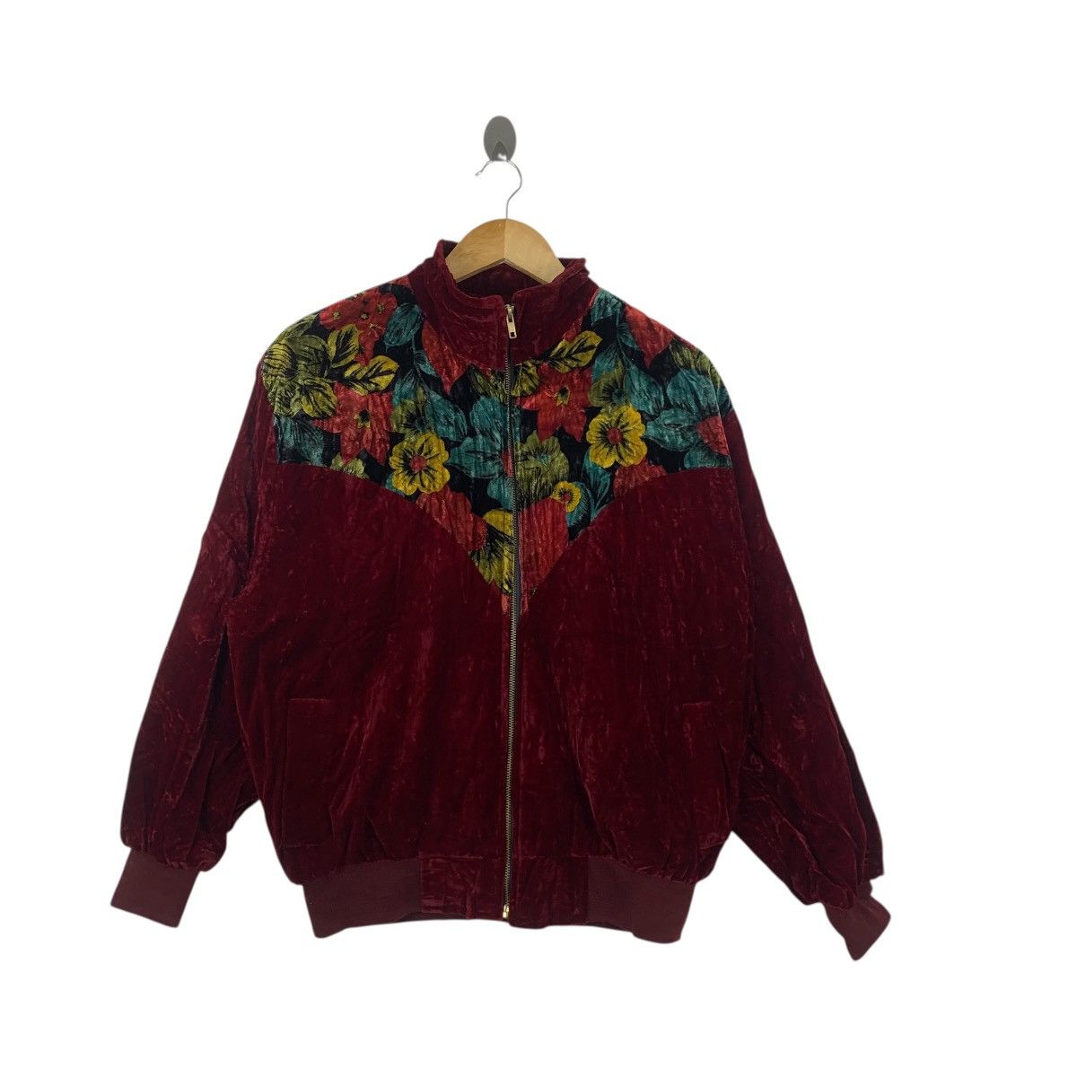 Vintage Vintage YUN FASHION JAPAN Floral Sukajan Bomber Jacket Size M / US 6-8 / IT 42-44 - 3 Thumbnail