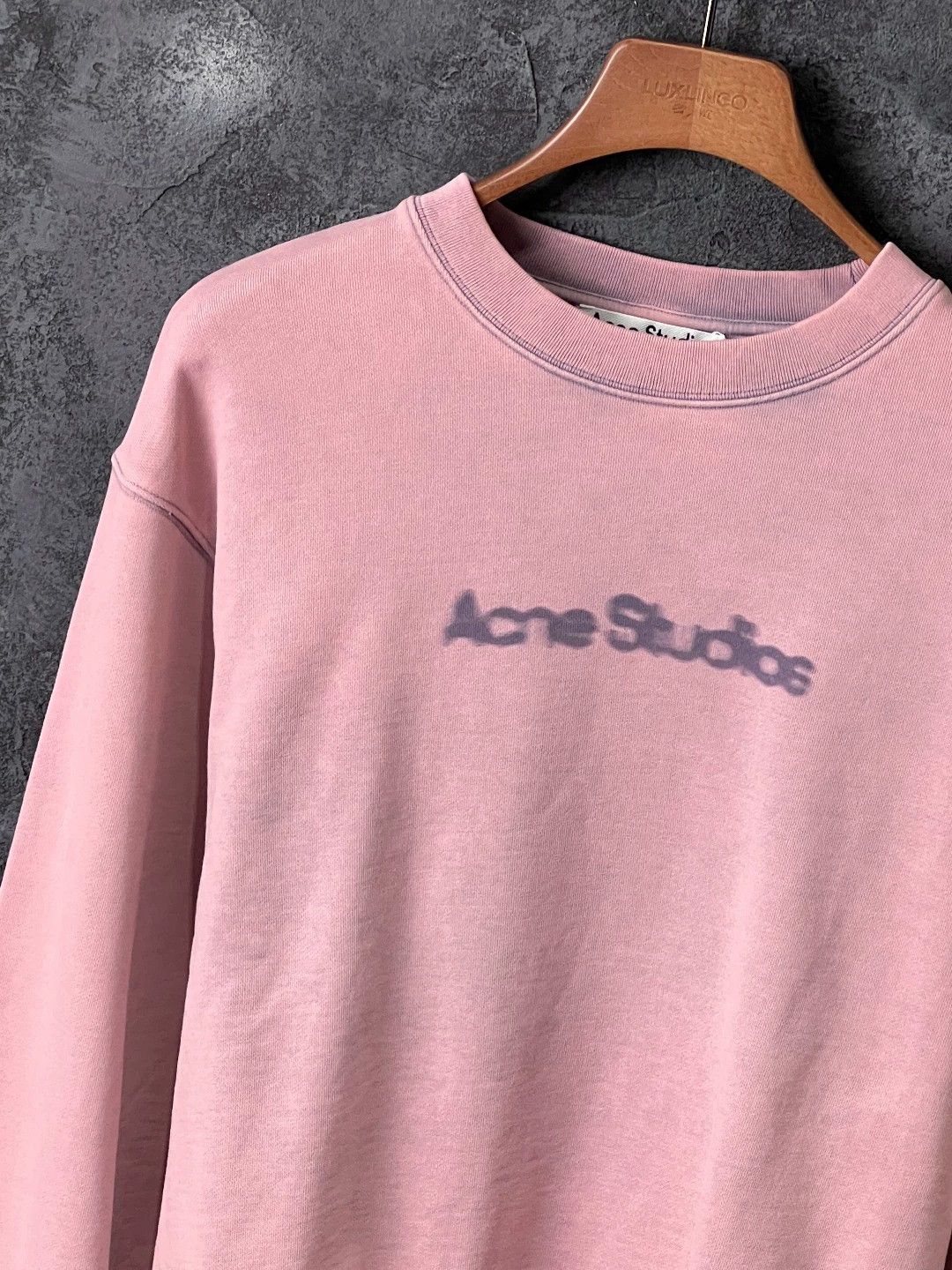 Acne Studios ACNE STUDIOS Pink Cotton Crewneck Sweatshirt Size S / US 4 / IT 40 - 5 Thumbnail