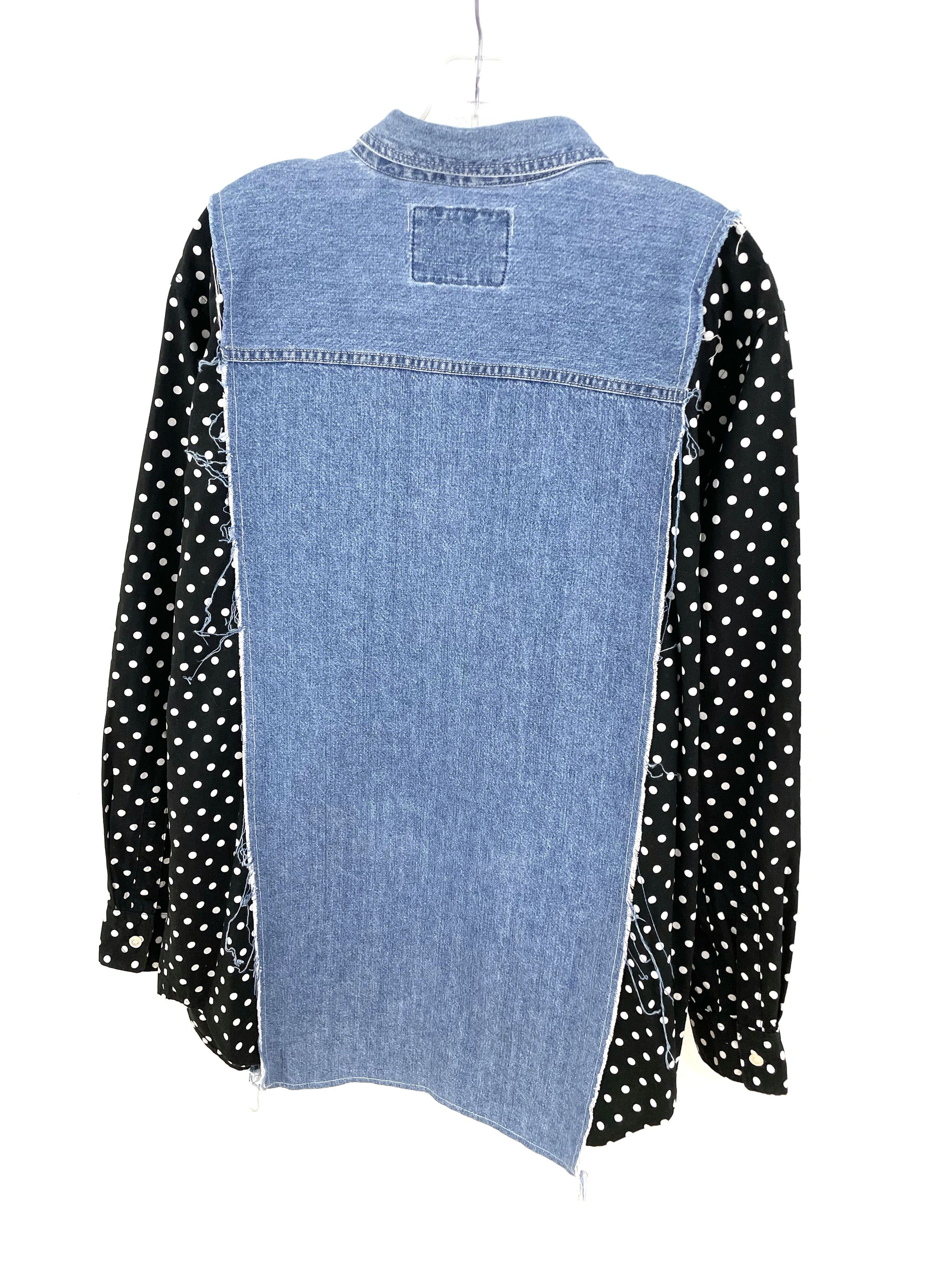 Comme des Garcons 2014 Hybrid Denim Shirt Size US L / EU 52-54 / 3 - 10 Thumbnail