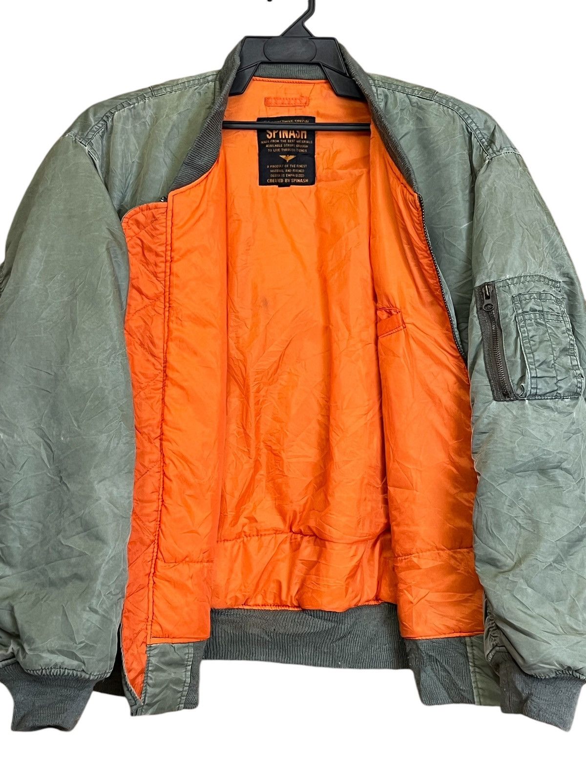Japanese Brand VINTAGE JAPANESE BRAND SPINASH BOMBER JACKET Size US L / EU 52-54 / 3 - 3 Thumbnail