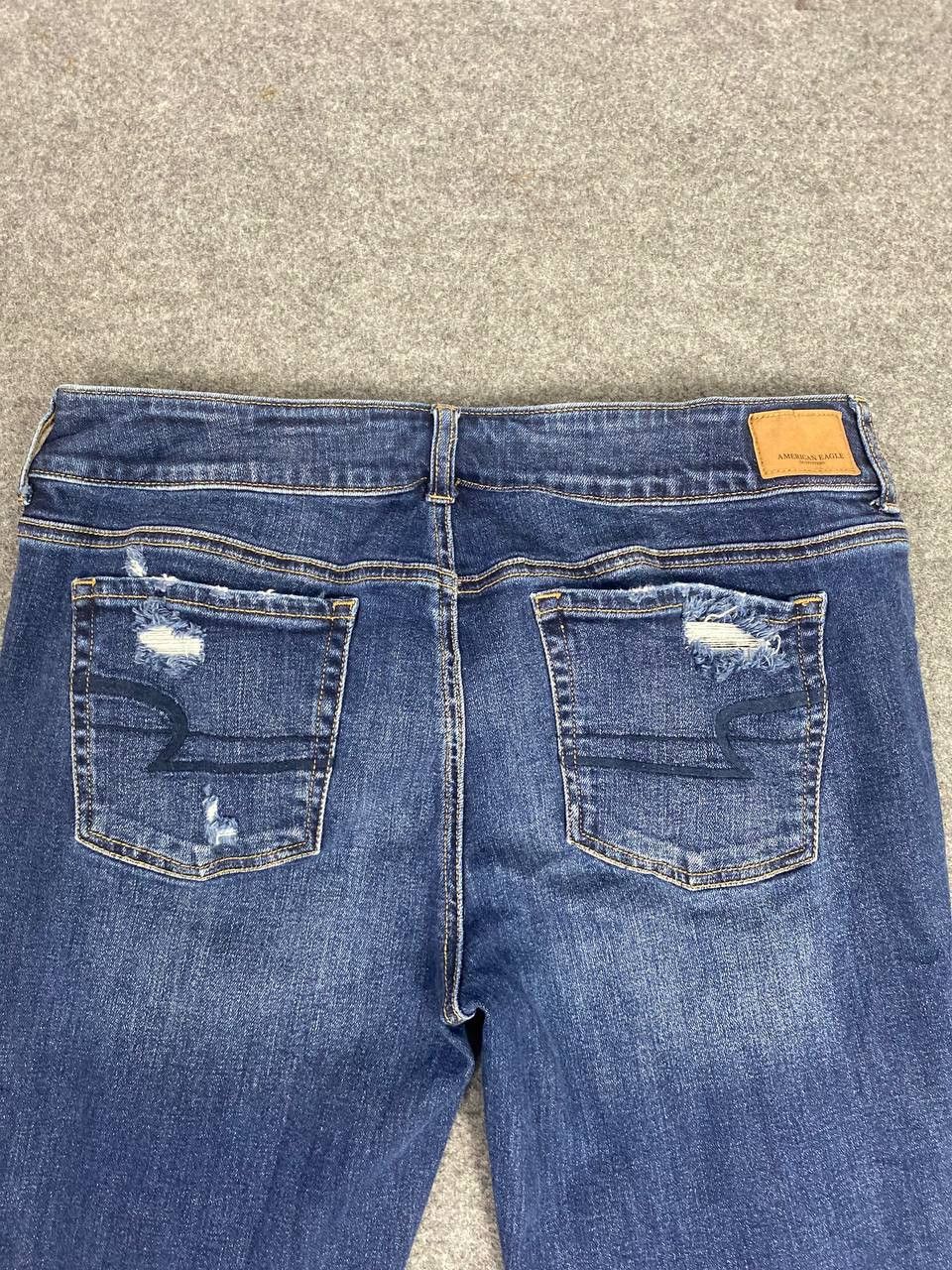 American Eagle Outfitters american eagles stretch artist bootcut flare distresseddenim Size 36" / US 14 / IT 50 - 3 Thumbnail