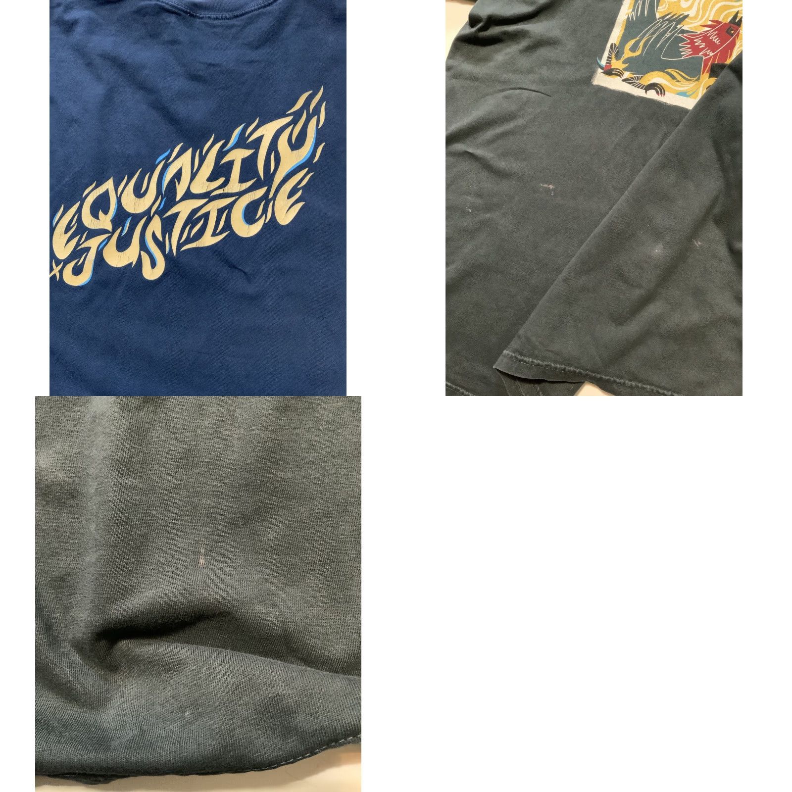 Vintage Kampeon T-Shirt Mens Regular Gray XXL Graphic Justice Philippines Filipino S/S Size US XXL / EU 58 / 5 - 8 Thumbnail