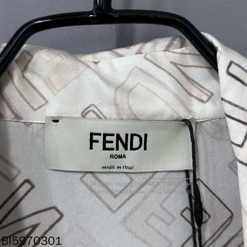 Fendi Fendi Printed Silk Shirt Size XS / US 0-2 / IT 36-38 - 4 Thumbnail