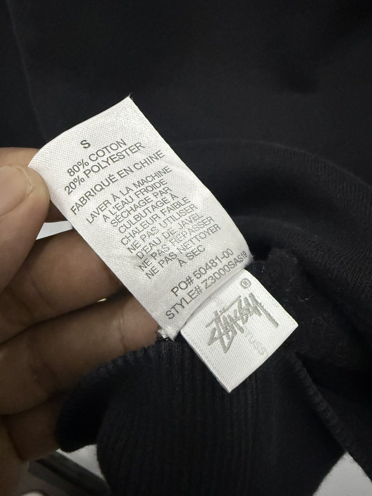 Stussy 🔥 VINTAGE STUSSY BACKHIT LOGO SPELLOUT STREETWEAR SWEAT - S Size US S / EU 44-46 / 1 - 8 Thumbnail
