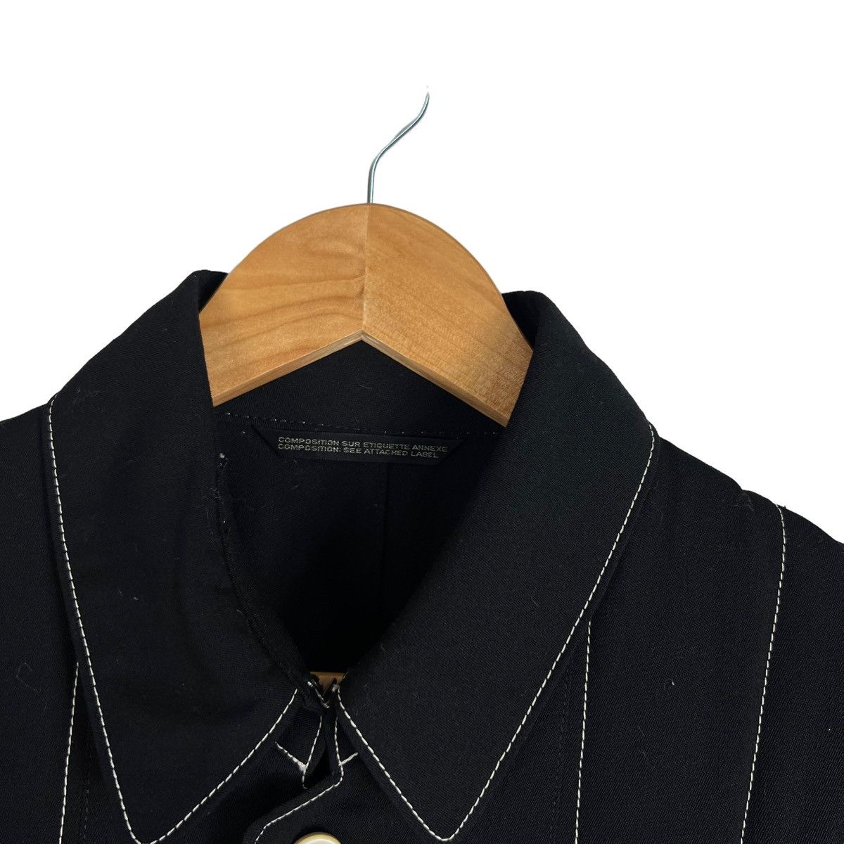 Yohji Yamamoto 🔥SPRING WINTER LONG JACKET WITH SUNRAYS OF JAPAN DESIGN Size S / US 4 / IT 40 - 7 Thumbnail