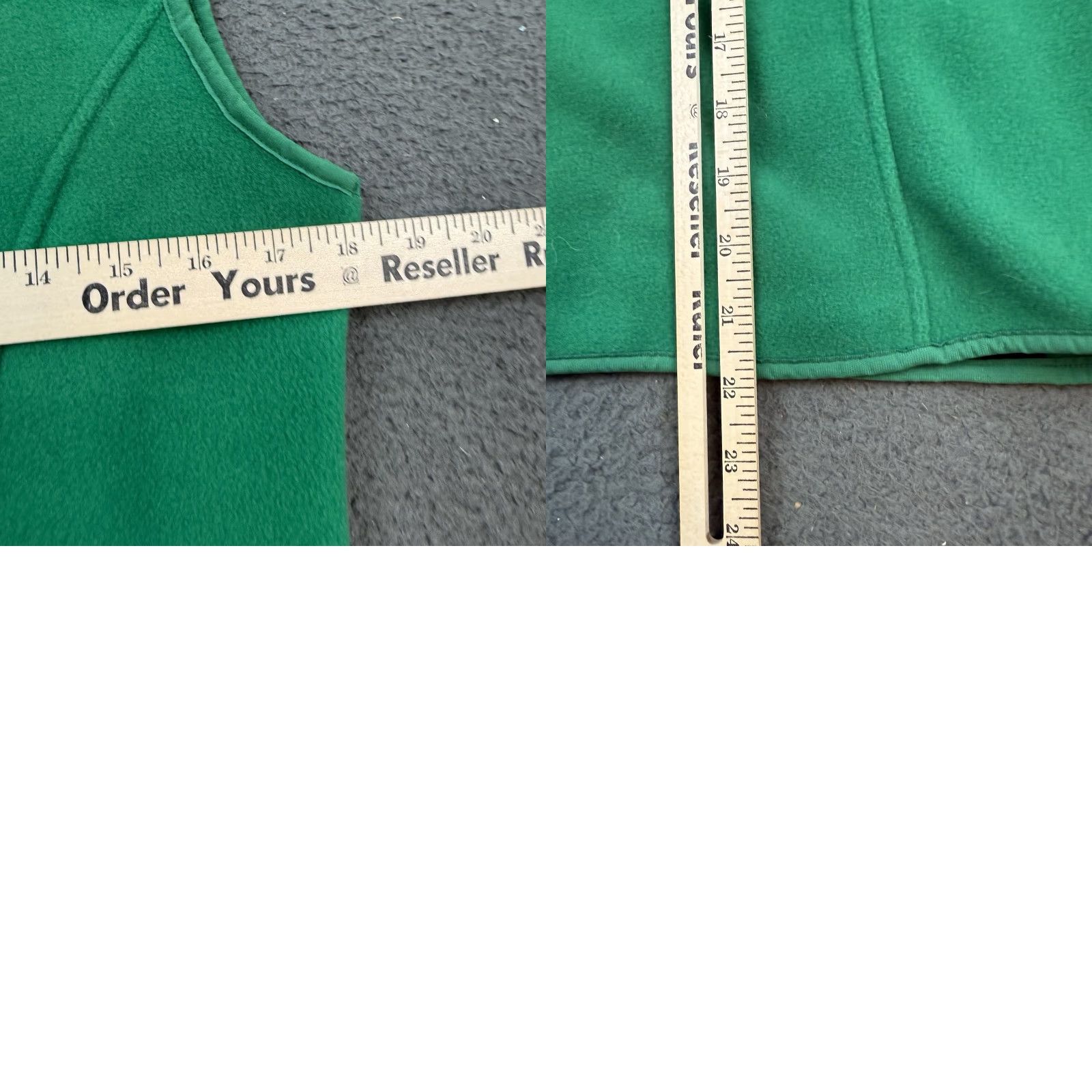 Vintage LL Bean Fleece Vest Mens XS Green Full Zip Polartec Hiking Mock Neck Vest Size US S / EU 44-46 / 1 - 8 Thumbnail