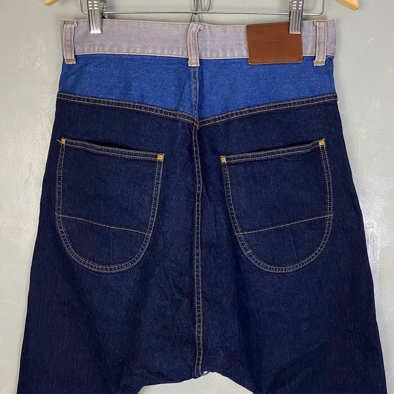 Tsumori Chisato Tsumori Chisato Tri-tone Drop Crotch Denim Size US 30 / EU 46 - 6 Thumbnail