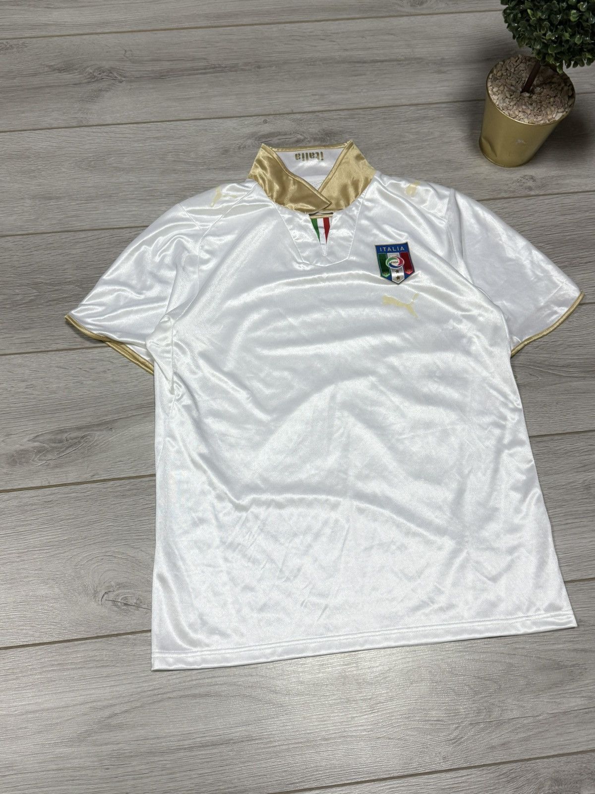 Puma Puma Italy vintage tee polo jersey Size US M / EU 48-50 / 2 - 1 Thumbnail
