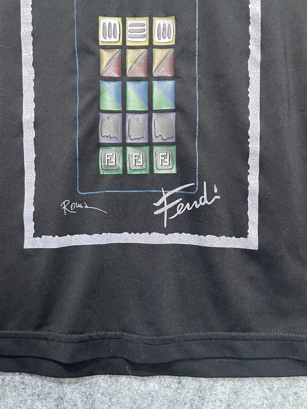 Fendi Fendi Long Sleeve T-Shirt Polyester Size S / US 4 / IT 40 - 3 Thumbnail