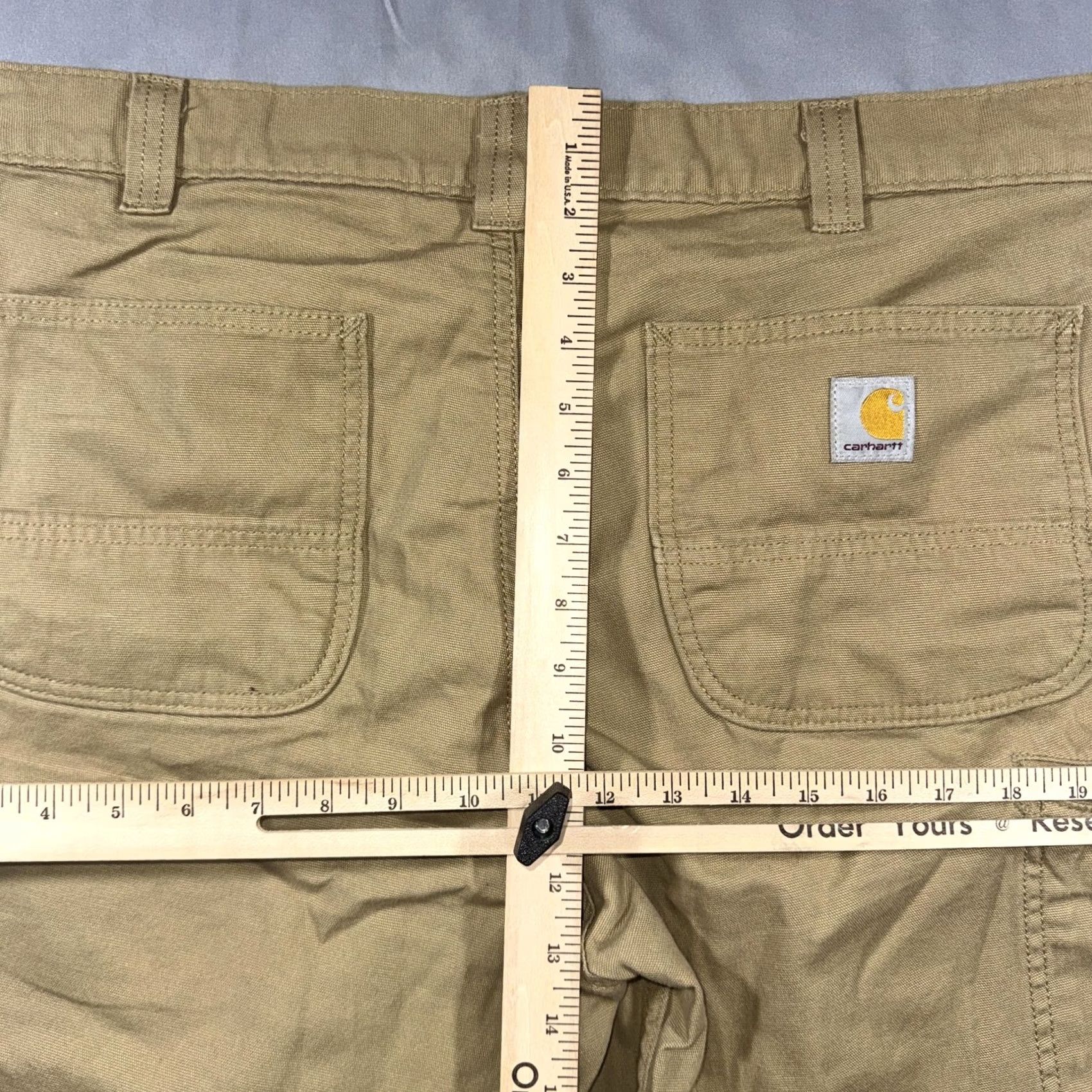Carhartt Carhartt Shorts Men's 36 Beige Canvas Relaxed Fit Cargo Workwear Utility Pockets Size US 36 / EU 52 - 6 Thumbnail