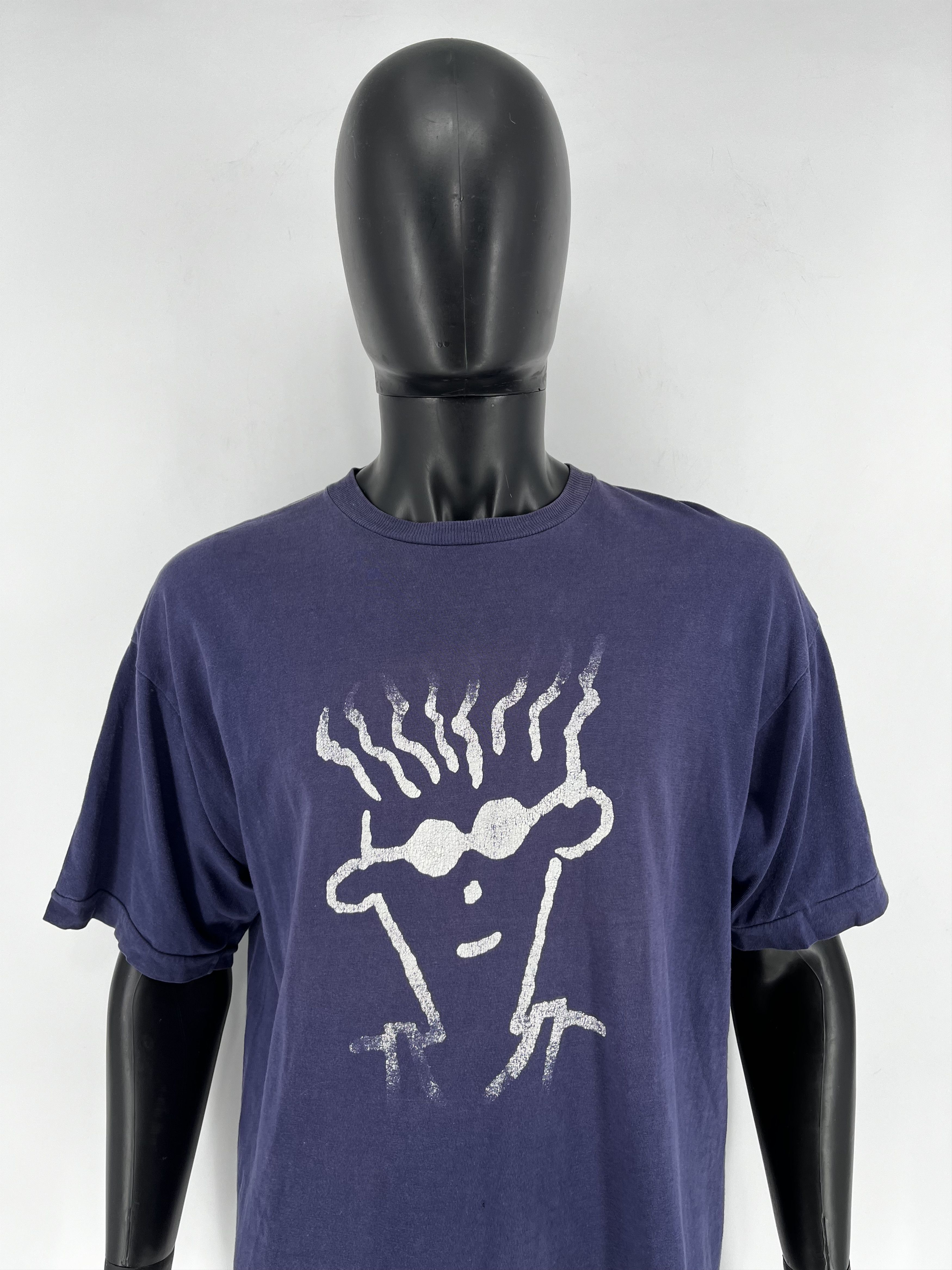 Cartoon Network Movie cartoon Fido Dido Logo big Face vtg Vintage Size US L / EU 52-54 / 3 - 1 Thumbnail