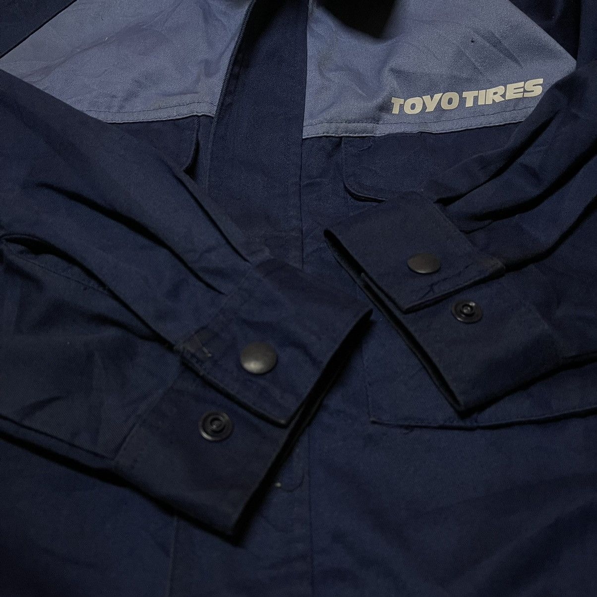 Vintage Vintage 90s TOYO TIRES jacket worker Size US M / EU 48-50 / 2 - 8 Thumbnail