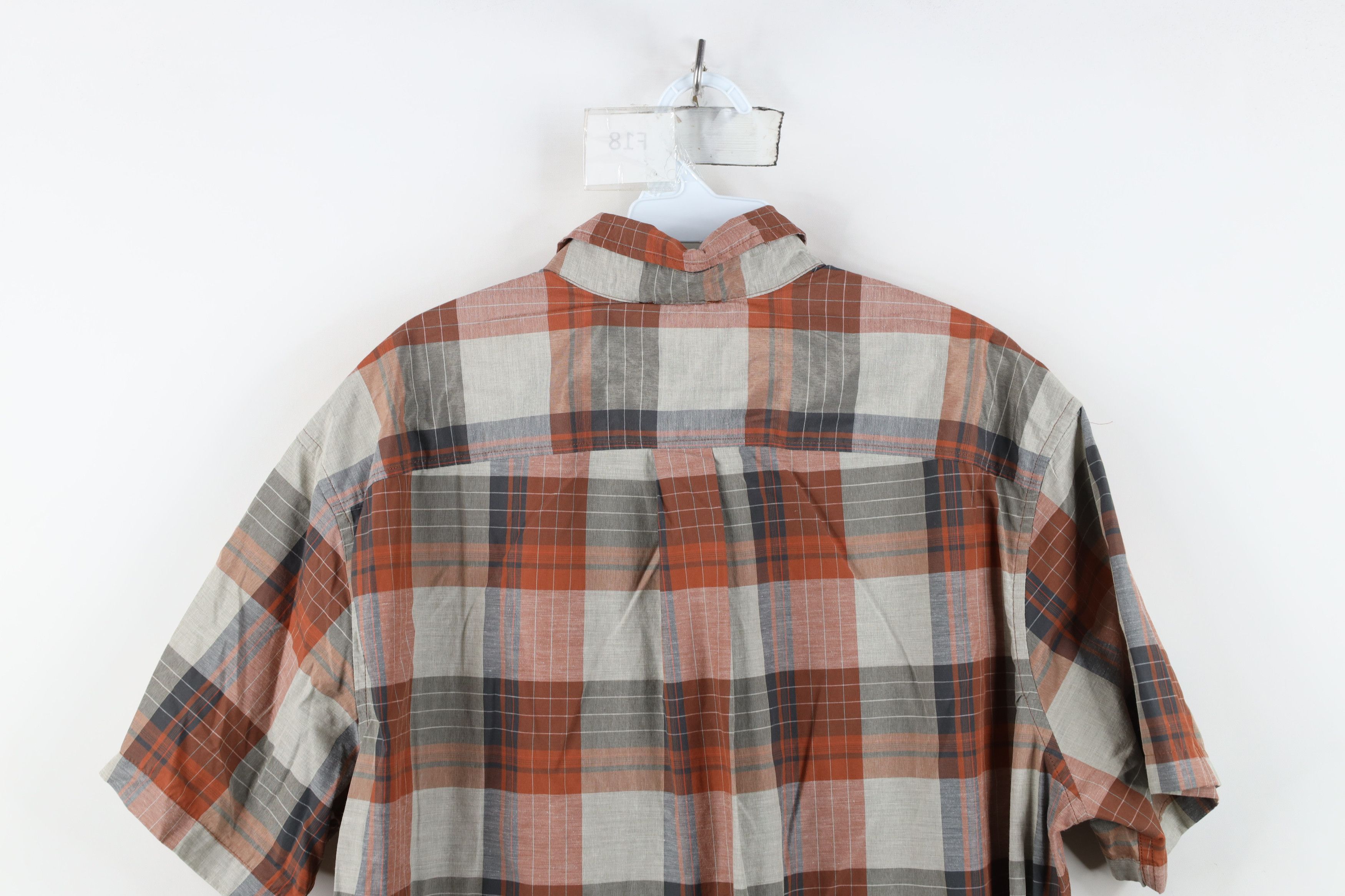 Eddie Bauer Eddie Bauer Collared Short Sleeve Button Down Shirt Plaid Size US XL / EU 56 / 4 - 11 Thumbnail