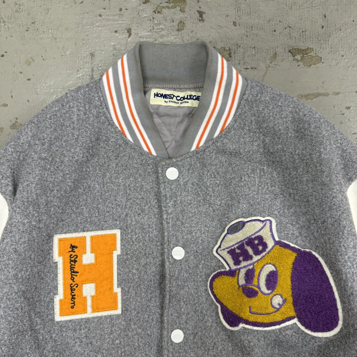 Japanese Brand Honest college by studio seven quilted varsity Jacket Size US L / EU 52-54 / 3 - 3 Thumbnail