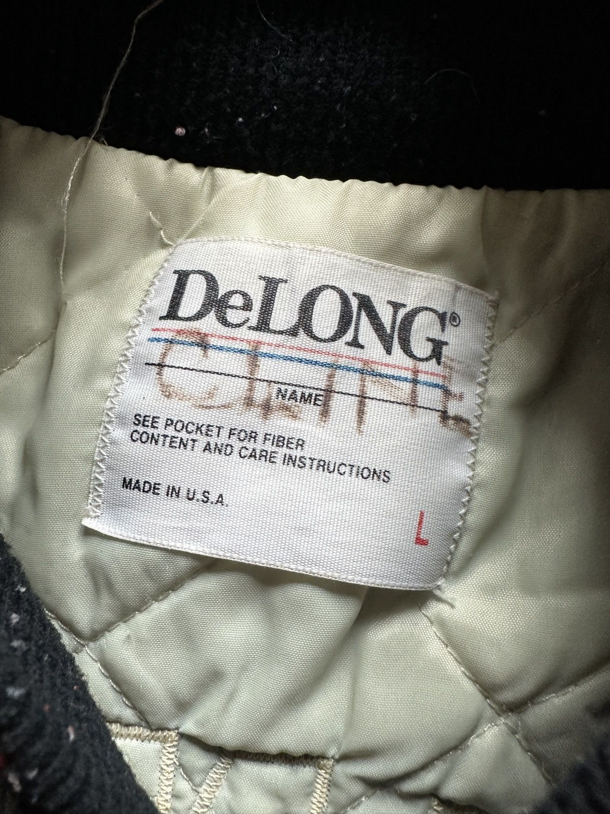 Vintage Vintage Delong Faded Corduroy Bomber Varsity Jacket Size US L / EU 52-54 / 3 - 6 Thumbnail