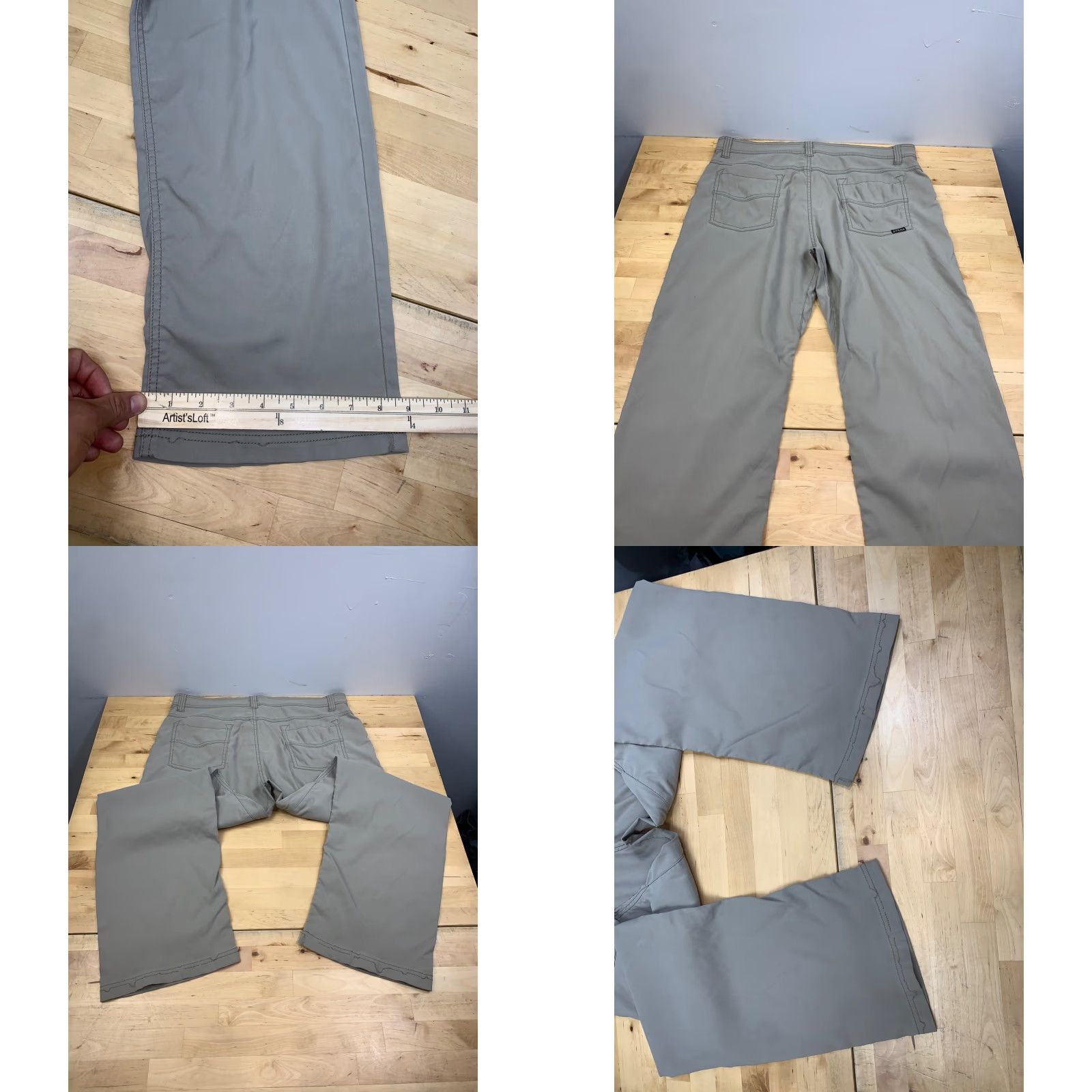 Prana prAna Pants Mens 34x30 Beige Casual Outdoor Hiking Camping 11895 Pants 34 in Beige Mens Straight Pocket 5-Pocket Nature Vintage No Size US 34 / EU 50 - 8 Thumbnail